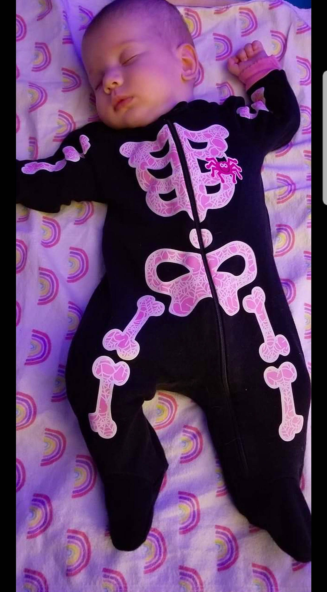 Liberty is registered to the contest to win money with this photo: art, baby, baby_toddler_clothing, beauty, carmine, electric_blue, fashion_design, font, illustration, magenta, material_property, pattern, person, photograph, pink, purple, sleeve, textile, toddler, violet