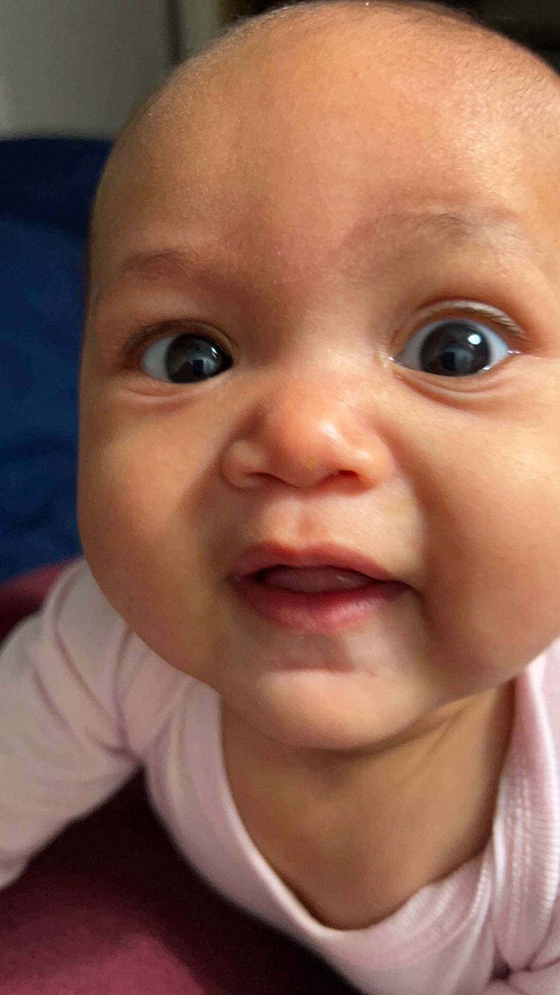 Marilyn is registered to the contest to win money with this photo: art, baby, baby_toddler_clothing, cheek, child, ear, eyebrow, eyelash, forehead, fun, gesture, happy, iris, lip, mouth, nose, person, skin, smile, toddler