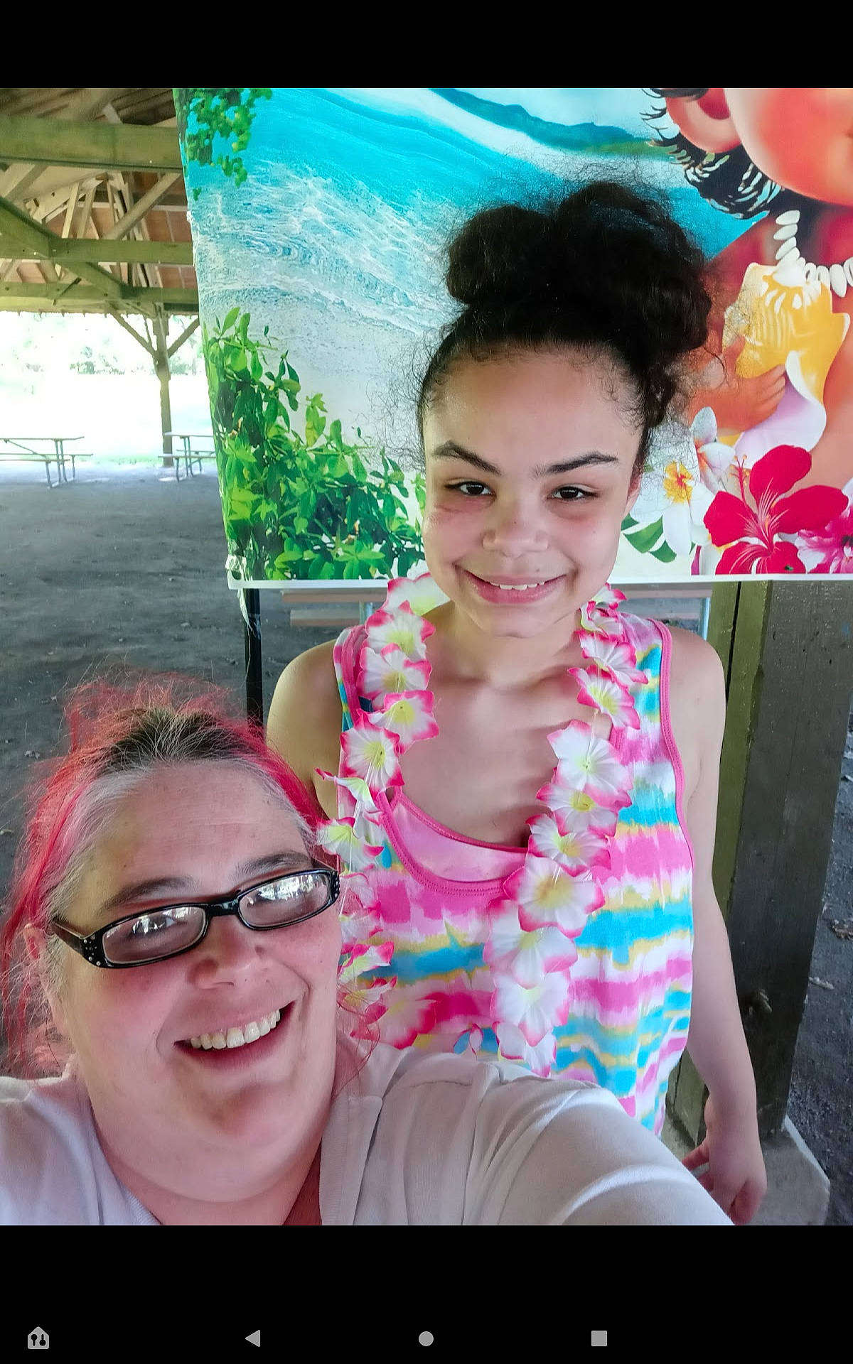 Makayla joined the competition — help win amazing prizes! cool, face, facial_expression, flash_photography, flower, fun, glasses, happy, head, joy, leisure, lip, neck, person, photograph, pink, plant, selfie, skin, smile