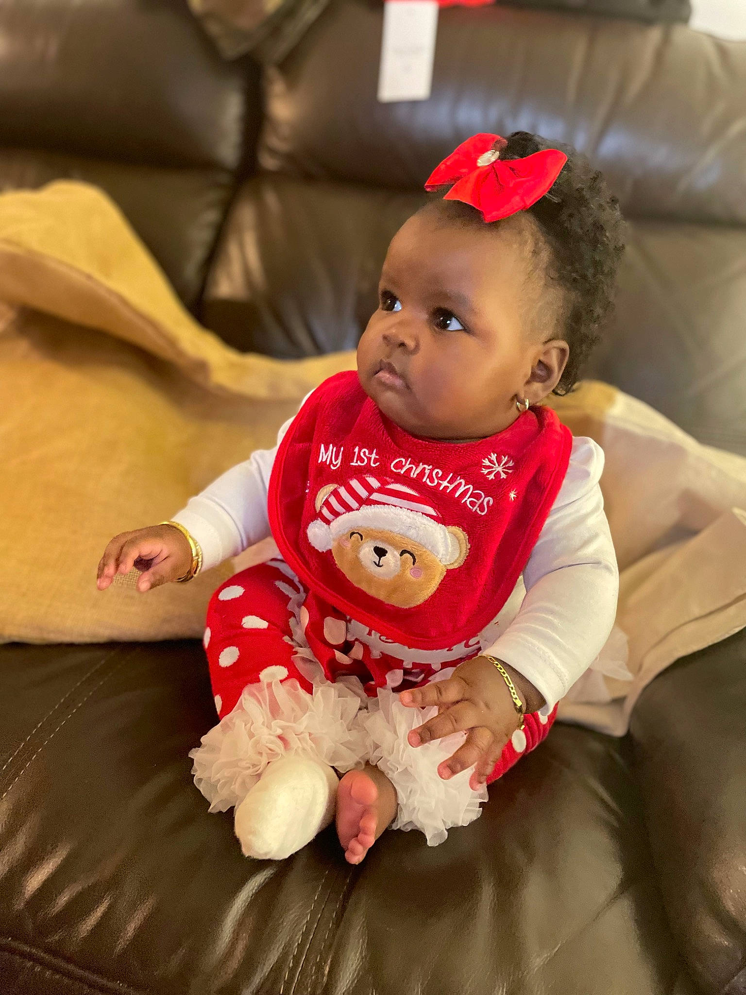 Nia joined the competition — help win amazing prizes! baby, baby_toddler_clothing, carmine, child, comfort, event, fashion_accessory, finger, flooring, fun, happy, head, lap, person, play, red, room, sitting, skin, sleeve