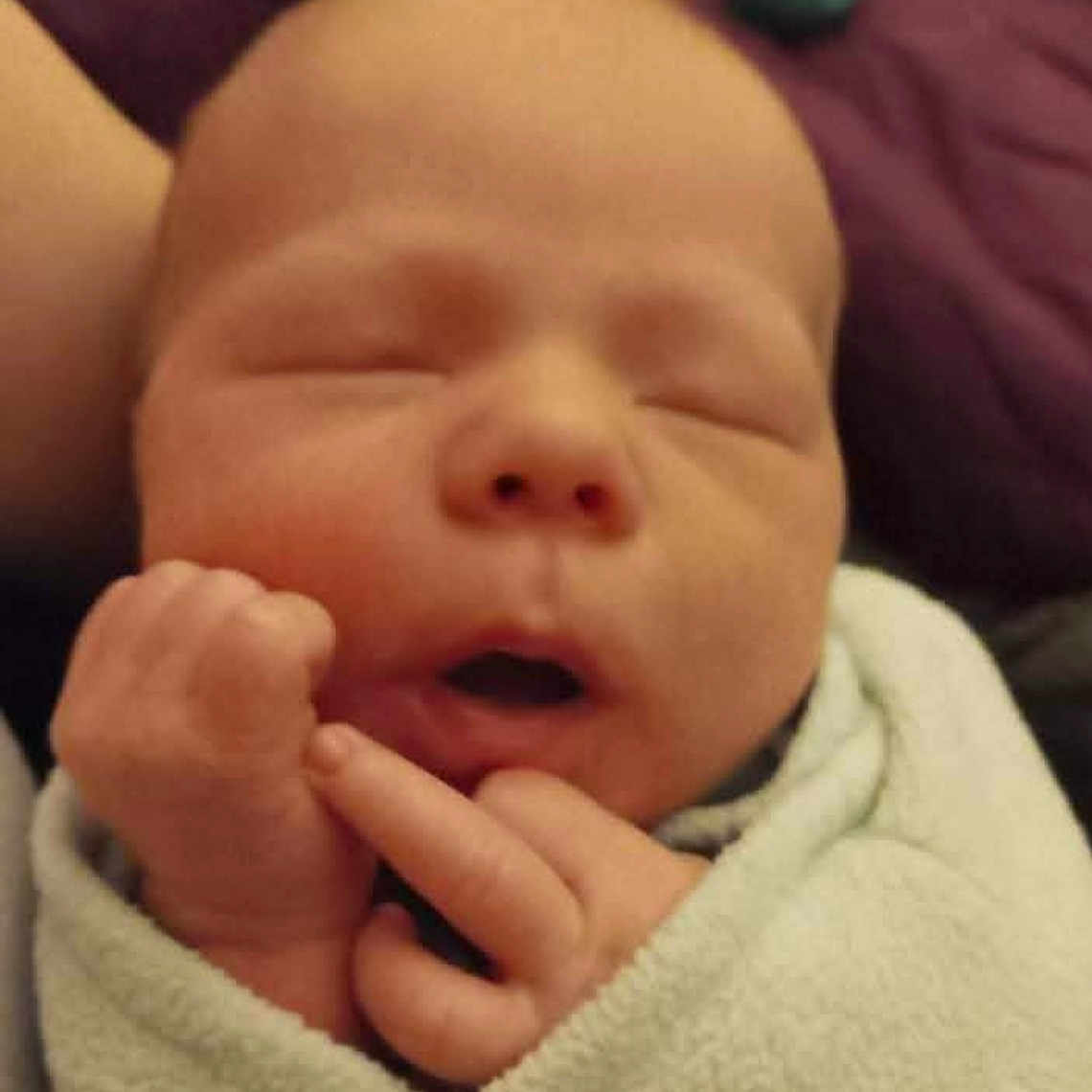 Mayrilda joined the competition — help win amazing prizes! baby, blanket, child, closed_eyes, closeup, cozy, cute, face, fingers, gesture, hand, indoors, infant, newborn, portrait, resting, skin, sleeping, soft_texture, wrapped