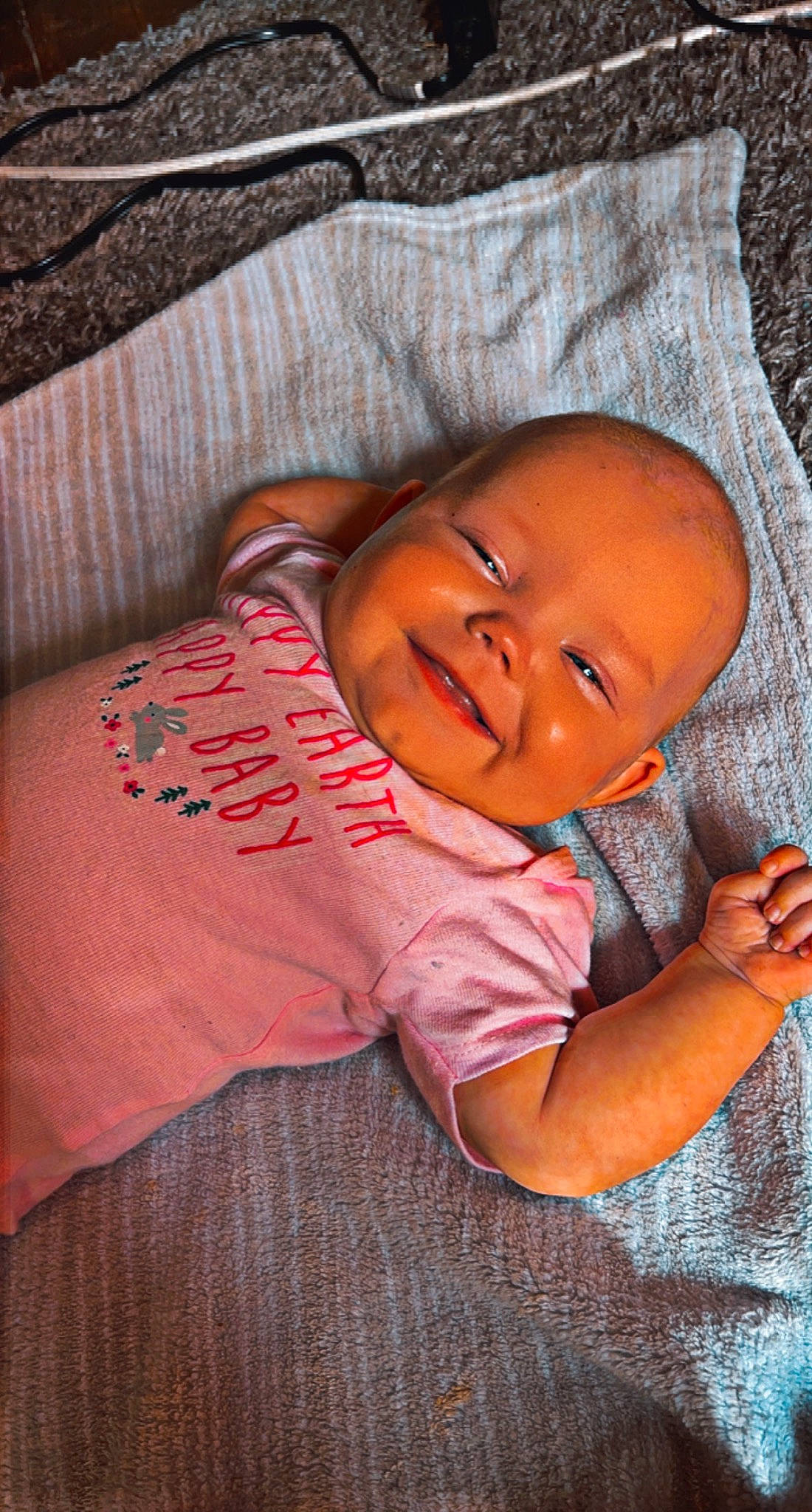 Calliope joined the competition — help win amazing prizes! baby, baby_toddler_clothing, cheek, chin, comfort, eye, eyebrow, face, hair, happy, head, human_body, iris, joy, lip, mouth, nose, person, product, skin