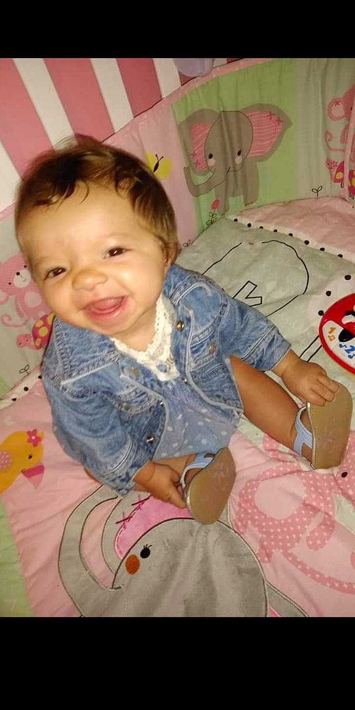 Natalya joined the competition — help win amazing prizes! baby, cheek, child, joy, person, pink, play, skin, smile, toddler