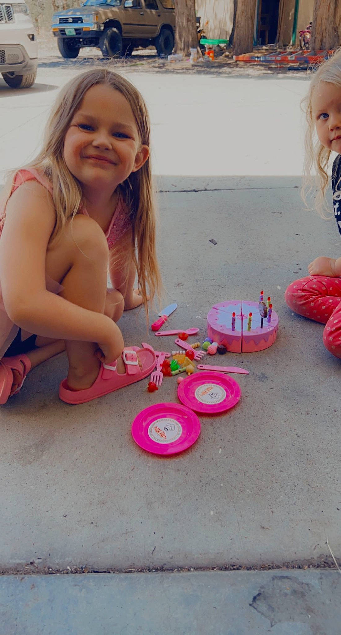 Stevie joined the competition — help win amazing prizes! child, event, fun, happy, holiday, icing, joy, leisure, magenta, party, party_supply, person, pink, play, public_space, recreation, sand, sitting, smile, sweetness