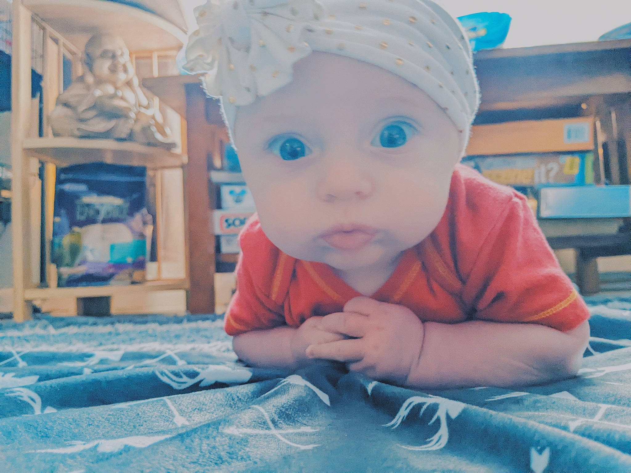 Giselle joined the competition — help win amazing prizes! aqua, azure, baby, baby_toddler_clothing, blue, cap, child, electric_blue, fun, happy, hat, headgear, headwear, leisure, people, person, product, recreation, skin, textile