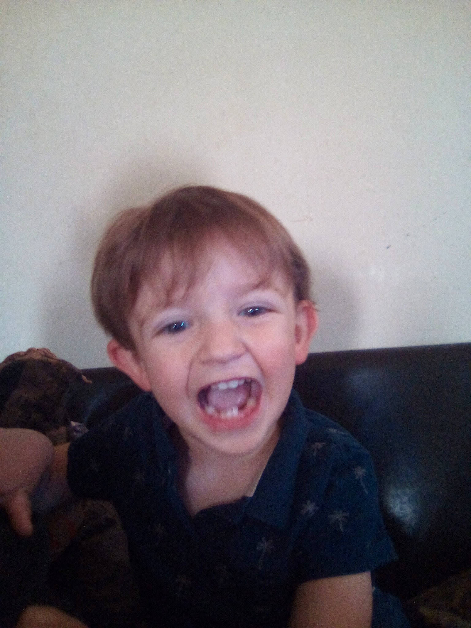 Max participe au concours pour gagner de l'argent avec cette photo : baby, cheek, child, chin, eye, face, facial_expression, fun, happy, head, laugh, lip, mouth, nose, organ, person, skin, sky, smile, toddler