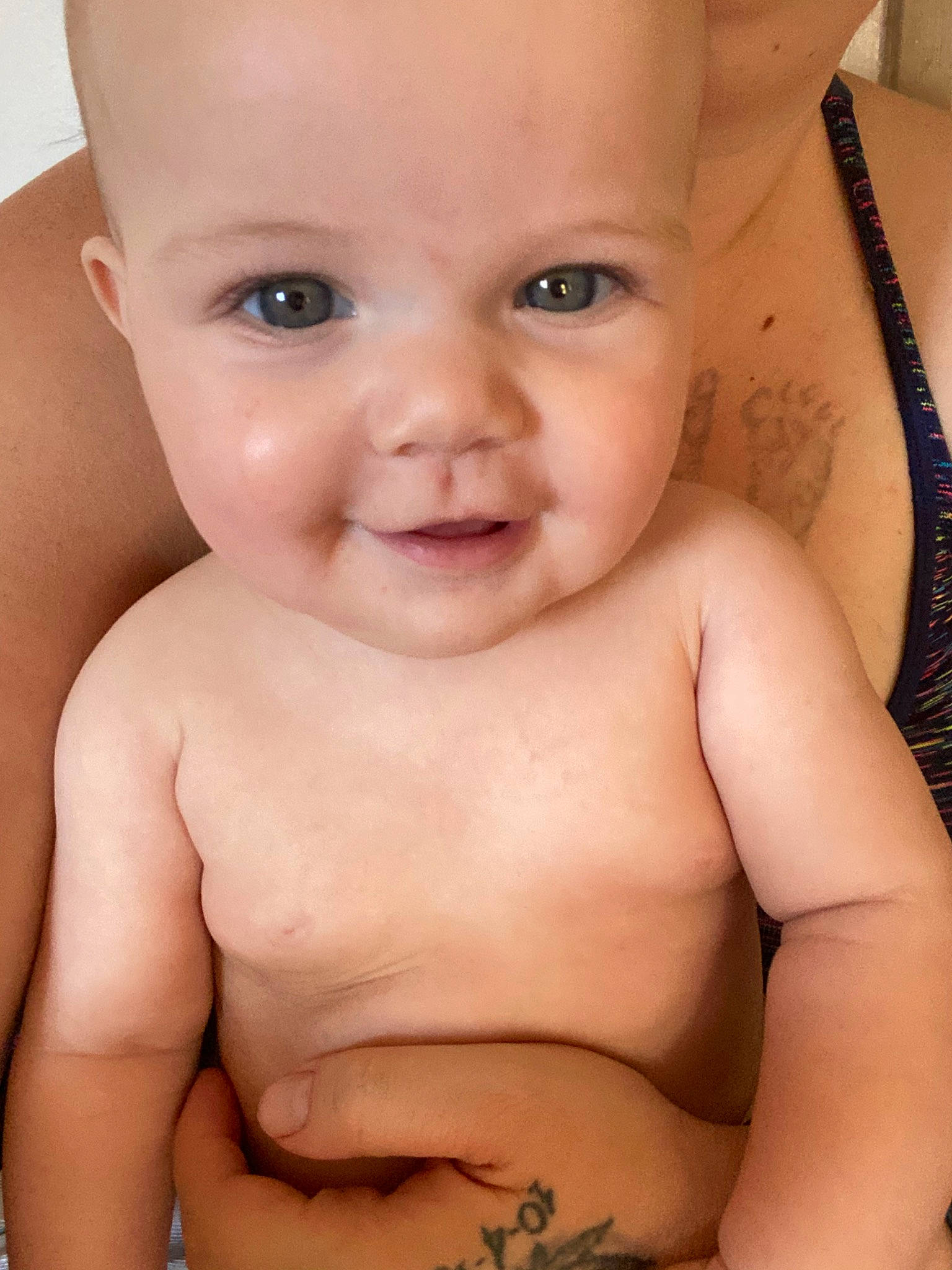 Alyssa joined the competition — help win amazing prizes! baby, baby_making_funny_faces, cheek, child, chin, close_up, eye, eyebrow, face, facial_expression, forehead, head, joy, lip, mouth, muscle, nose, organ, person, skin