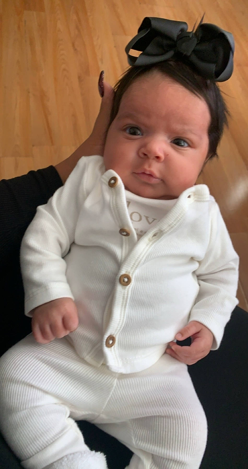 Aminah joined the competition — help win amazing prizes! baby, cheek, child, ear, forehead, outerwear, person, skin, smile, toddler, white