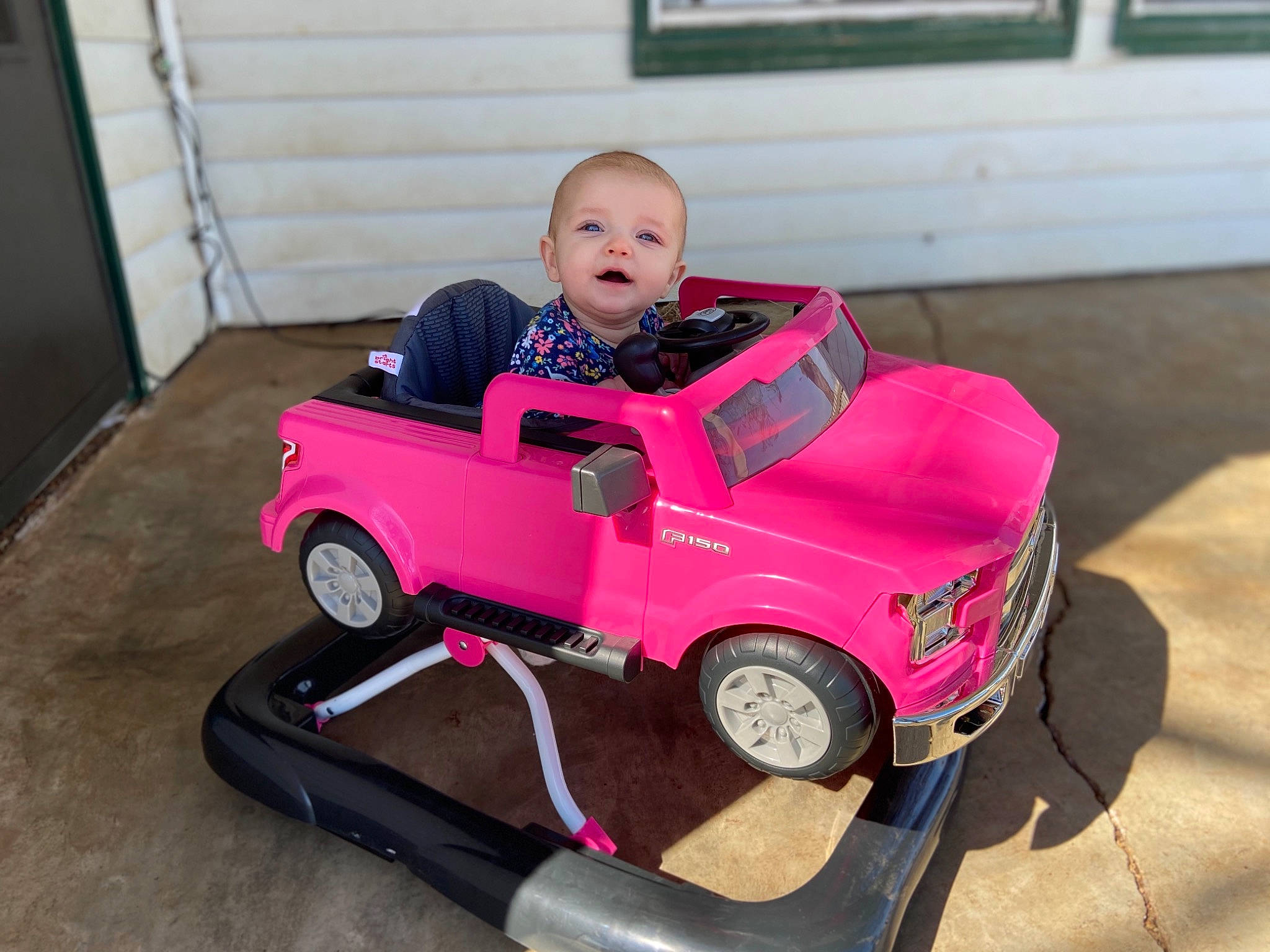 Kodi joined the competition — help win amazing prizes! birthday, car, child, fun, magenta, model_car, motor_vehicle, person, pink, product, riding_toy, toddler, toy, toy_vehicle, vehicle
