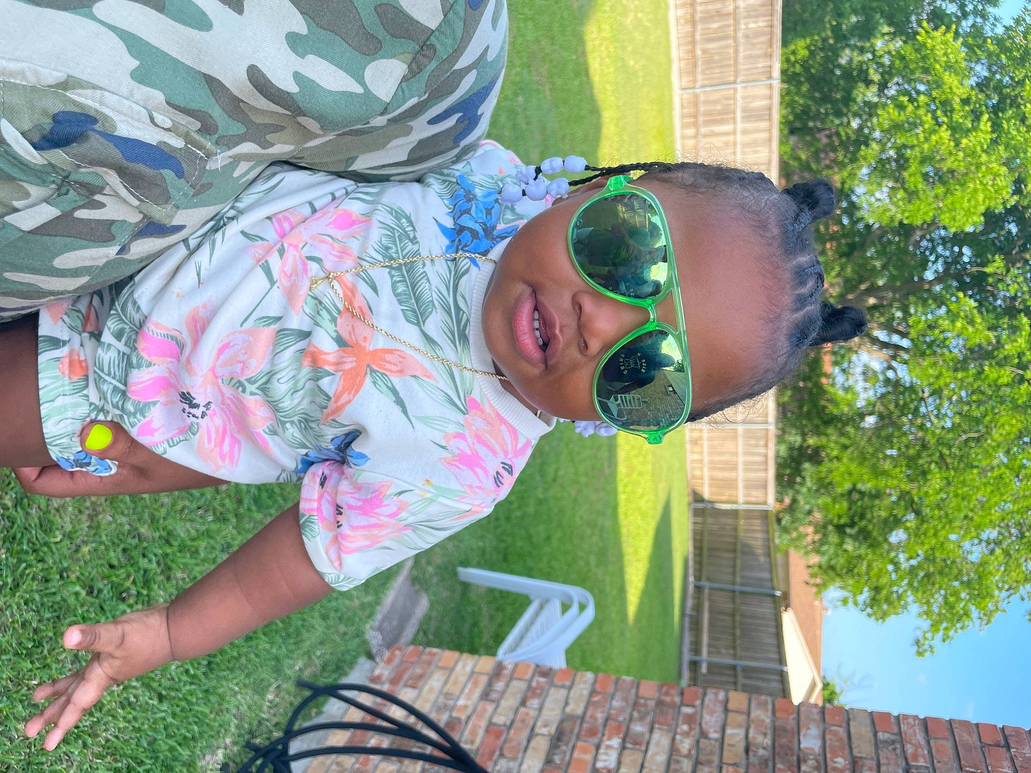 Aarian joined the competition — help win amazing prizes! daytime, event, eyewear, fun, goggles, grass, green, hat, leaf, leisure, person, personal_protective_equipment, plant, recreation, sky, spring, summer, sunglasses, t_shirt, tree