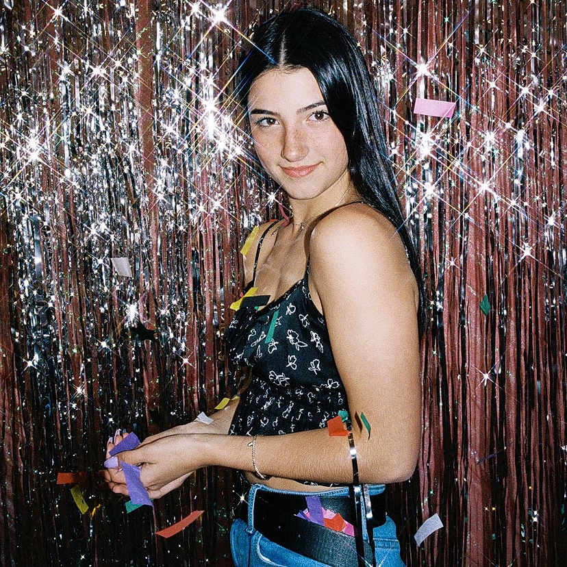 Charli joined the competition — help win amazing prizes! beauty, black_hair, cool, dress, fashion, flash_photography, hair, long_hair, model, night, photo_shoot, photography, plant, smile, tree