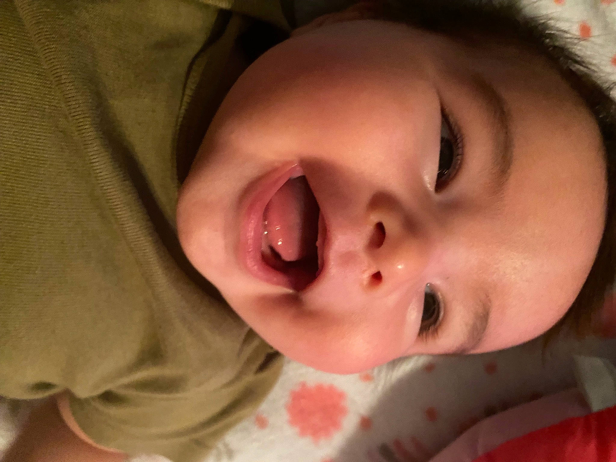 Adaline joined the competition — help win amazing prizes! baby, cheek, chin, ear, eye, eyebrow, eyelash, forehead, gesture, head, iris, jaw, lip, mammal, mouth, neck, nose, person, skin, smile