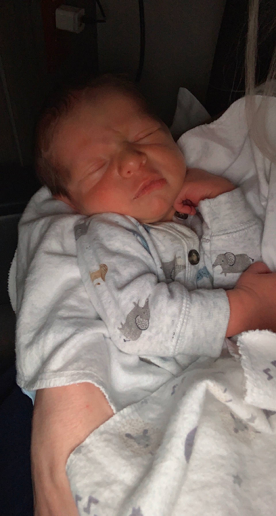 Maddix is registered to the contest to win money with this photo: baby, baby_products, baby_toddler_clothing, bedtime, cheek, child, comfort, eyebrow, finger, iris, linens, mouth, nap, nose, person, skin, sleeve, smile, textile, thumb