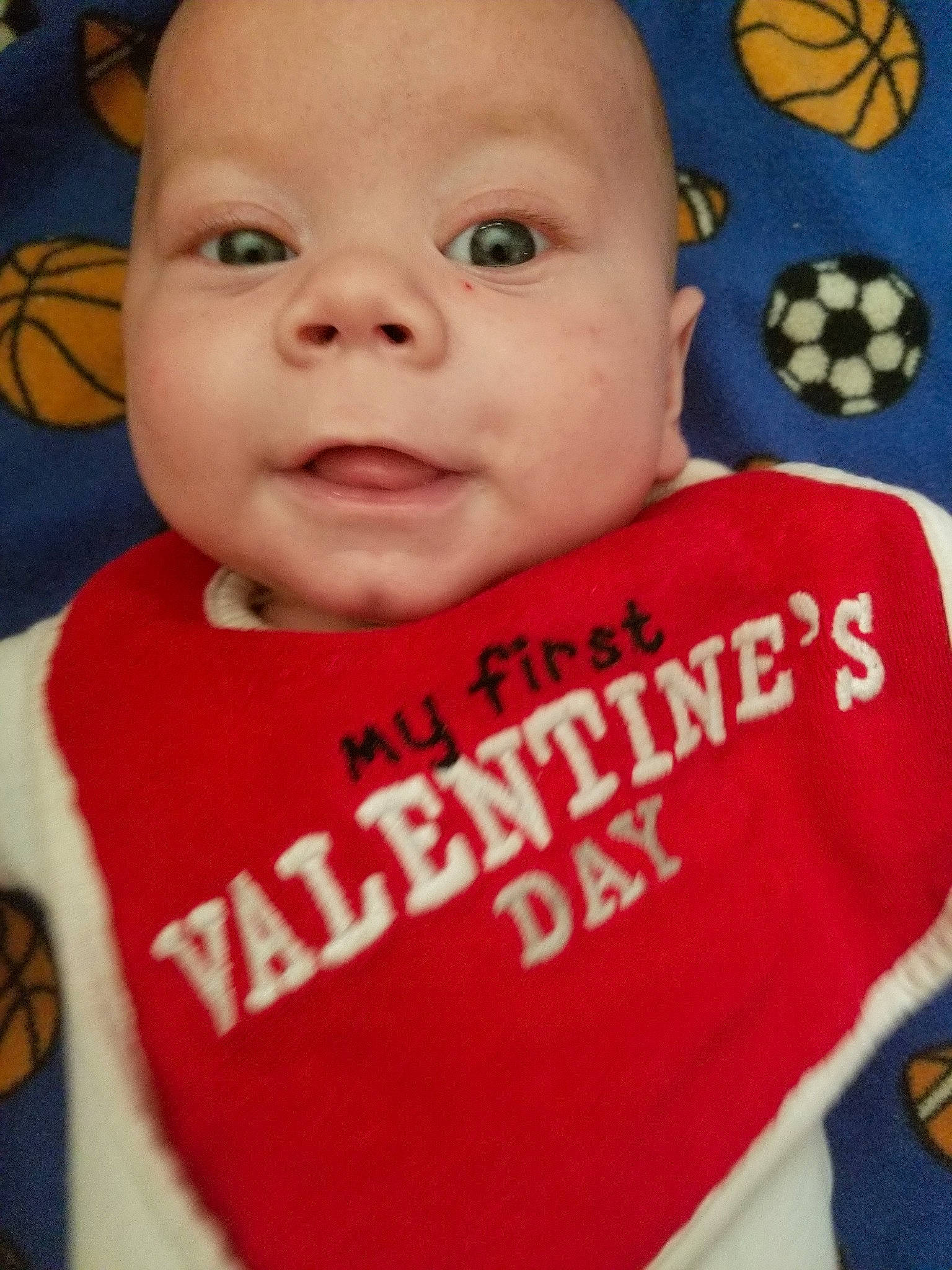 Atlas is registered to the contest to win money with this photo: baby, baby_products, baby_toddler_clothing, cheek, child, face, facial_expression, head, lip, person, sleeve, smile, textile, toddler