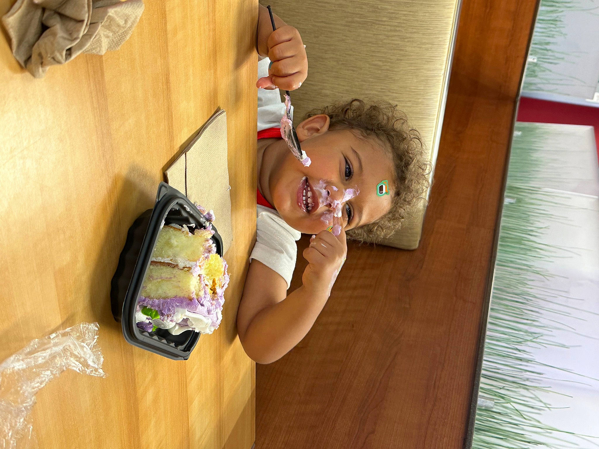 Jaxton joined the competition — help win amazing prizes! baby, cardboard, child, elbow, eyewear, finger, floor, flooring, fun, happy, hardwood, house, person, room, sitting, standing, thigh, toddler, toy, wood