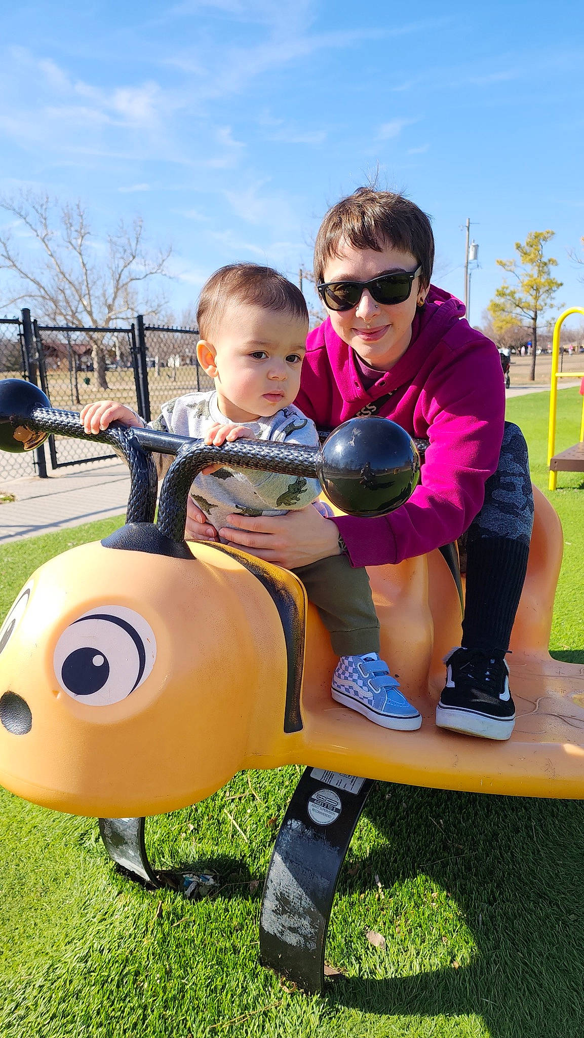 Roman joined the competition — help win amazing prizes! child, cloud, eyewear, facial_expression, fun, games, goggles, grass, happy, leisure, people_in_nature, person, plant, recreation, shorts, sky, sneakers, sunglasses, t_shirt, toddler