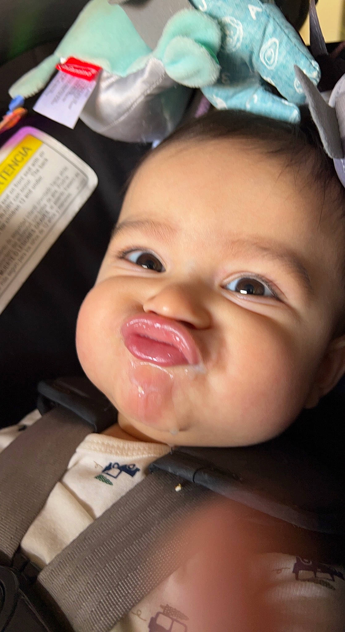 Roman joined the competition — help win amazing prizes! baby, baby_laughing, baby_products, baby_toddler_clothing, cheek, child, eye, eyebrow, eyelash, fashion_accessory, flash_photography, happy, headgear, iris, lip, nose, person, skin, smile, toddler