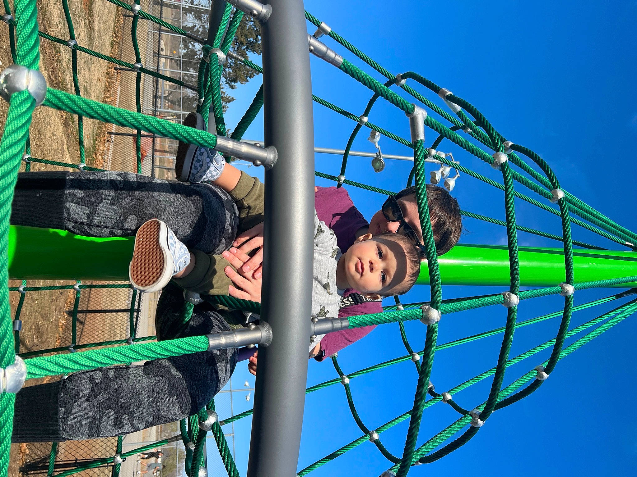 Roman joined the competition — help win amazing prizes! amusement_park, amusement_ride, city, electric_blue, fun, hat, headwear, leisure, line, net, outdoor_play_equipment, person, playground, pole, public_utility, recreation, rope, sky, smile, symmetry