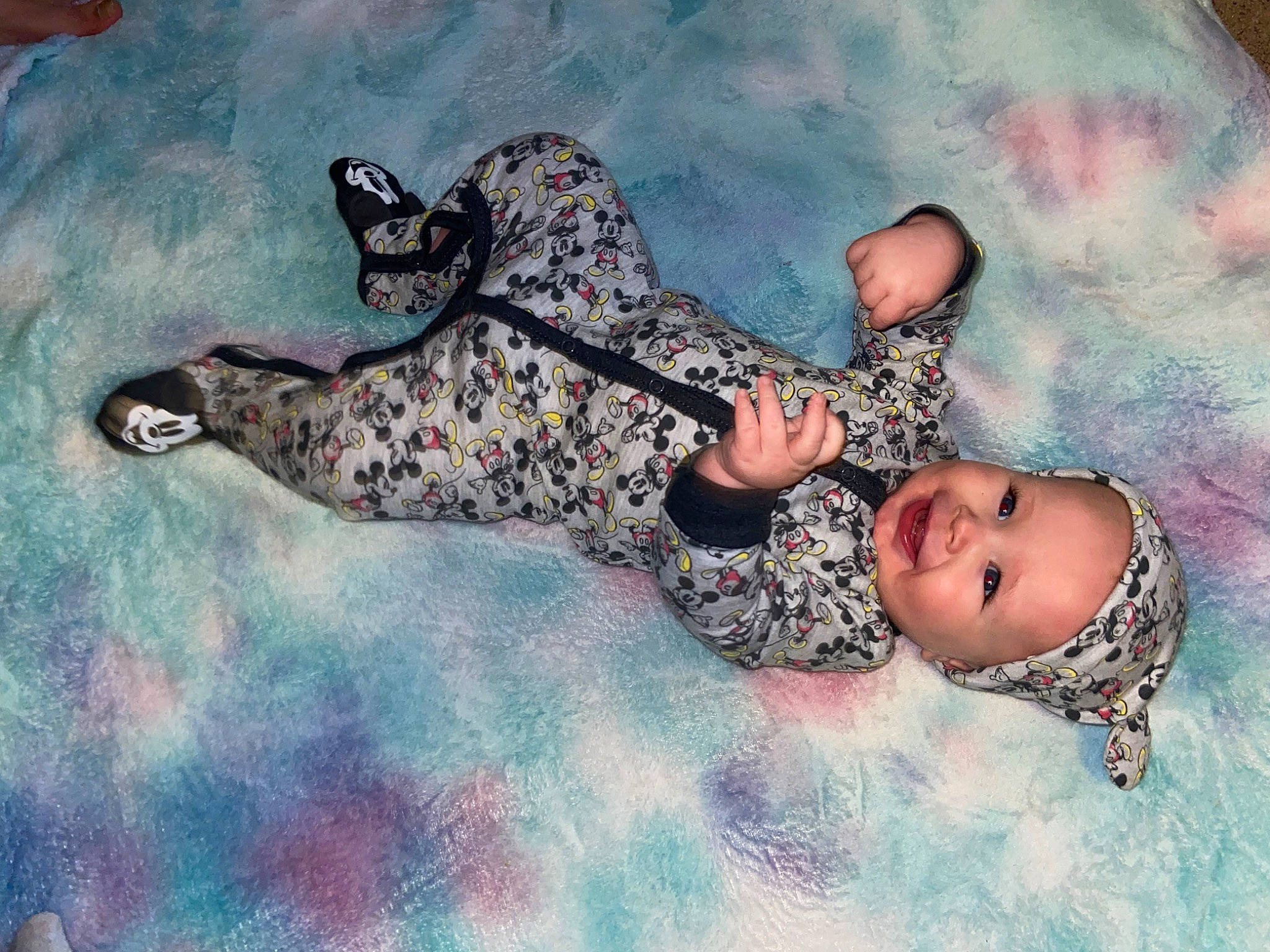 Emerson joined the competition — help win amazing prizes! art, baby, baby_toddler_clothing, child, flooring, fun, grass, happy, head, headwear, leisure, military_camouflage, painting, pattern, people_in_nature, person, shadow, toddler, tree, visual_arts