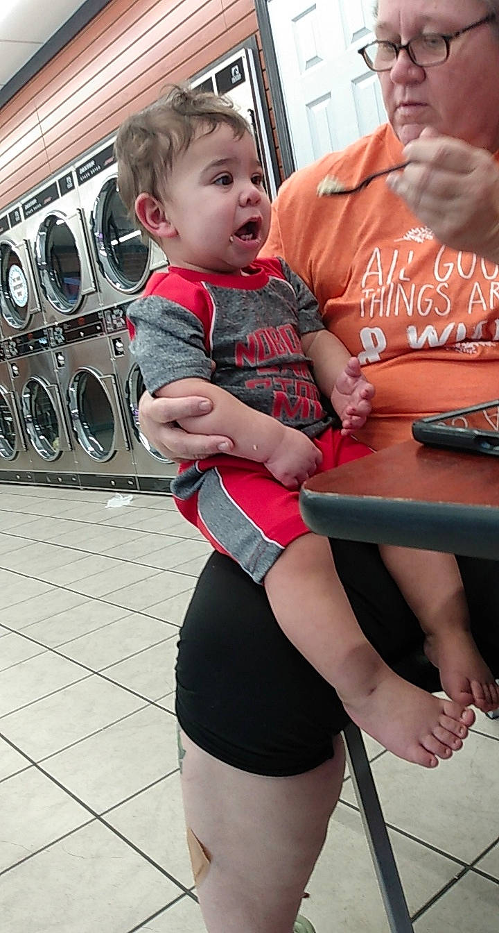 Micheal joined the competition — help win amazing prizes! child, event, fun, happy, headwear, human_leg, joint, leg, leisure, muscle, organ, people, person, pink, red, shorts, sportswear, t_shirt, table, thigh