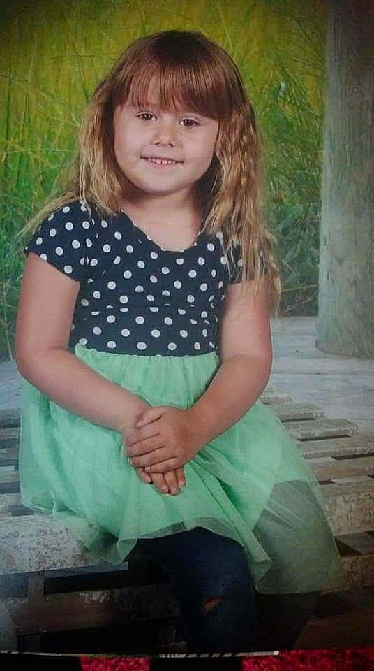 Kaylynn joined the competition — help win amazing prizes! child, child_model, design, joy, pattern, person, polka_dot, sitting, smile, toddler