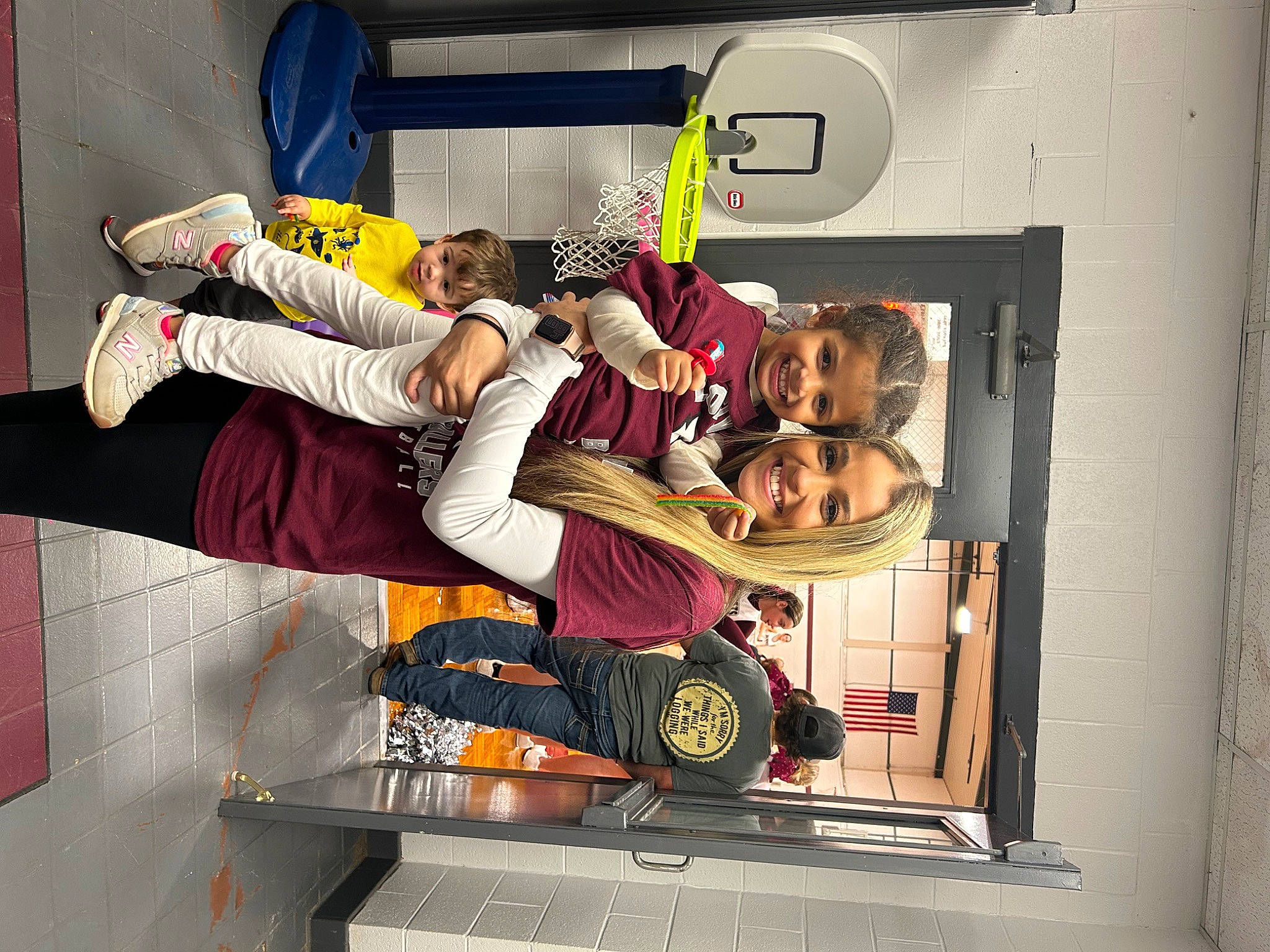 Jacelyn is registered to the contest to win money with this photo: advertising, animation, art, fictional_character, fun, graphics, joy, machine, person, room, t_shirt