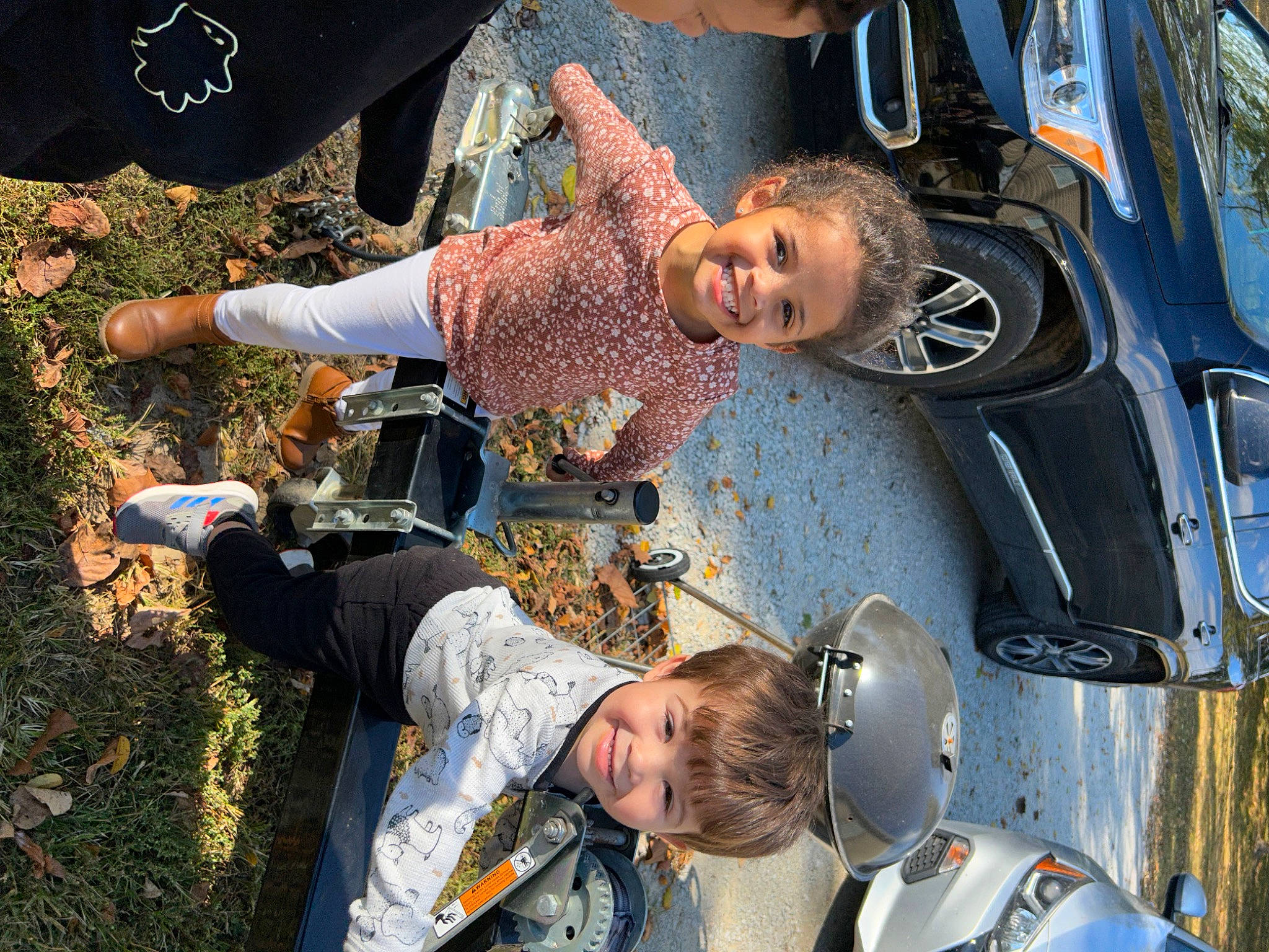 Jacelyn joined the competition — help win amazing prizes! auto_part, automotive_design, automotive_exterior, automotive_lighting, automotive_window_part, bumper, car, child, family_car, fun, happy, hood, joy, luxury_vehicle, motor_vehicle, person, smile, snapshot, toddler, tree