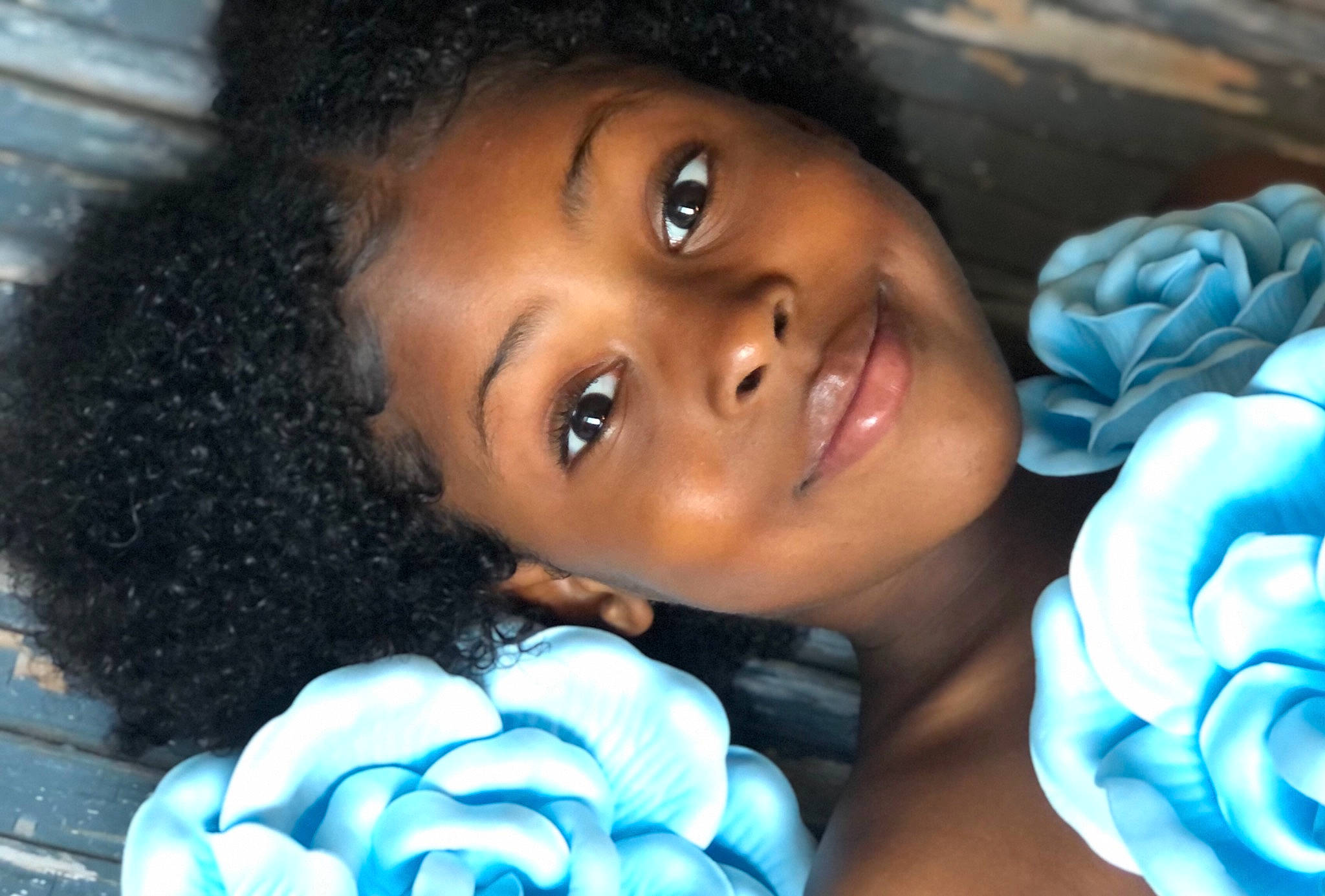 Heaven joined the competition — help win amazing prizes! beauty, black_hair, blue, cheek, child, close_up, eye, eyebrow, face, forehead, hair, hairstyle, head, human, joy, lip, nose, person, photography, skin