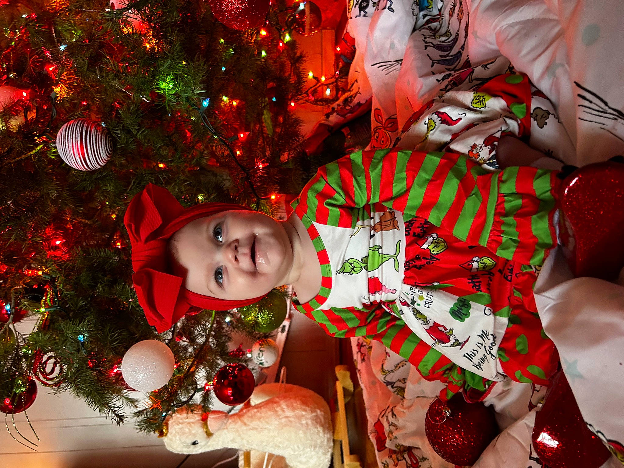 Anberlin joined the competition — help win amazing prizes! beauty, carmine, christmas, christmas_decoration, christmas_eve, christmas_ornament, christmas_tree, conifer, decoration, event, facial_expression, happy, holiday, holiday_ornament, human_body, ornament, pattern, person, red, tradition