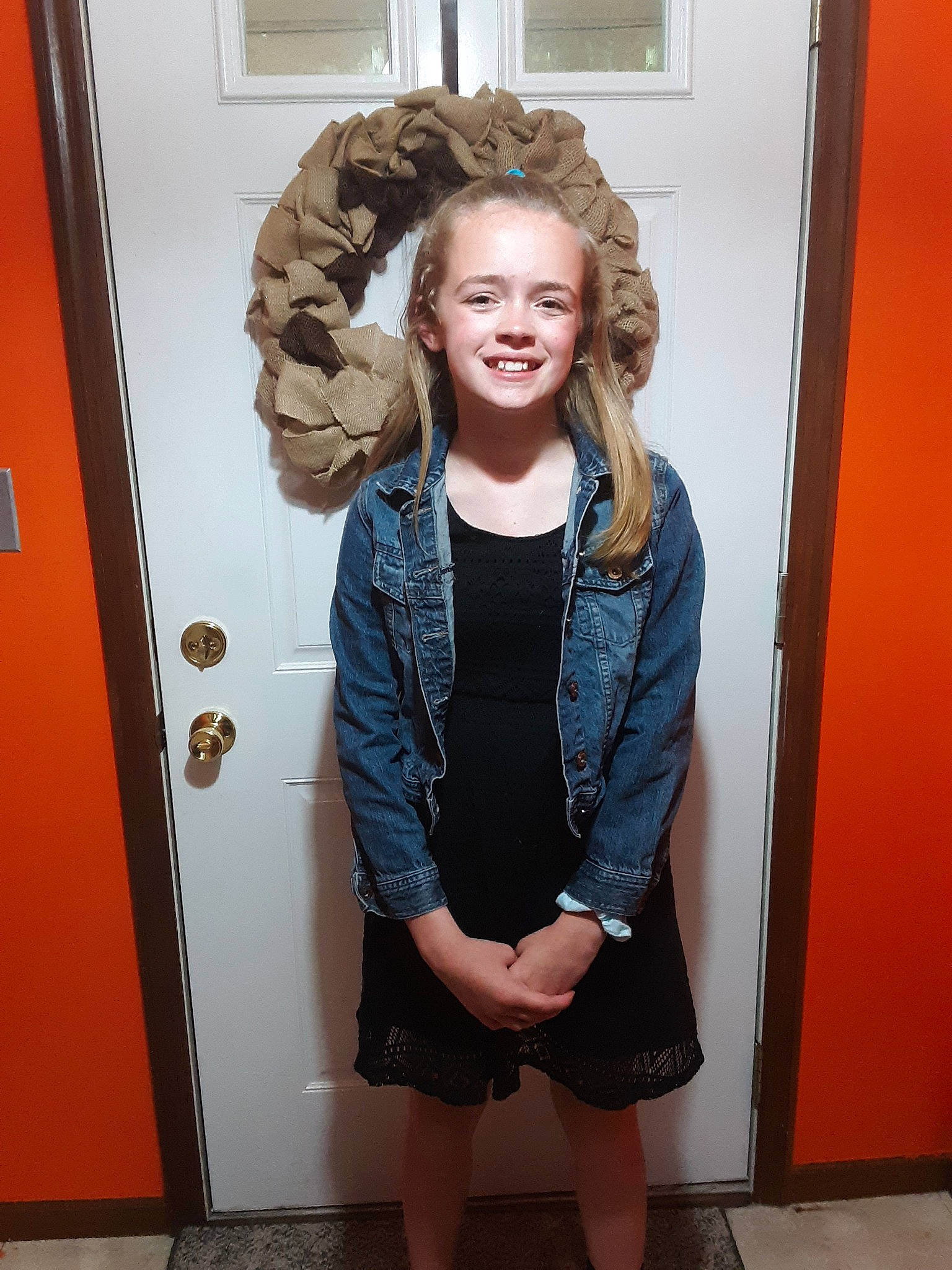 Lainee joined the competition — help win amazing prizes! child_model, clothing, hair, hairstyle, jacket, joy, long_hair, outerwear, person, shoulder, smile, standing