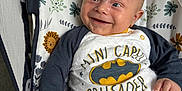 Louis joined the competition — help win amazing prizes! baby, baby_seat, batman, child, clothing, comfortable, cute, elephant, flower, happy, indoor, infant, pattern, person, playful, portrait, shirt, sitting, smiling, young