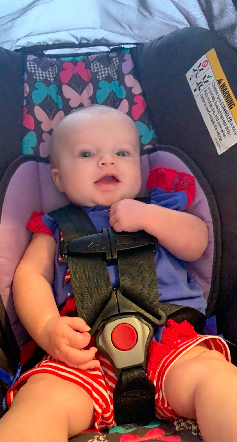 Kelahni joined the competition — help win amazing prizes! arm, baby, baby_carriage, baby_toddler_clothing, cheek, cool, eye, facial_expression, finger, hand, human, leg, mouth, orange, organ, person, pink, product, skin, smile