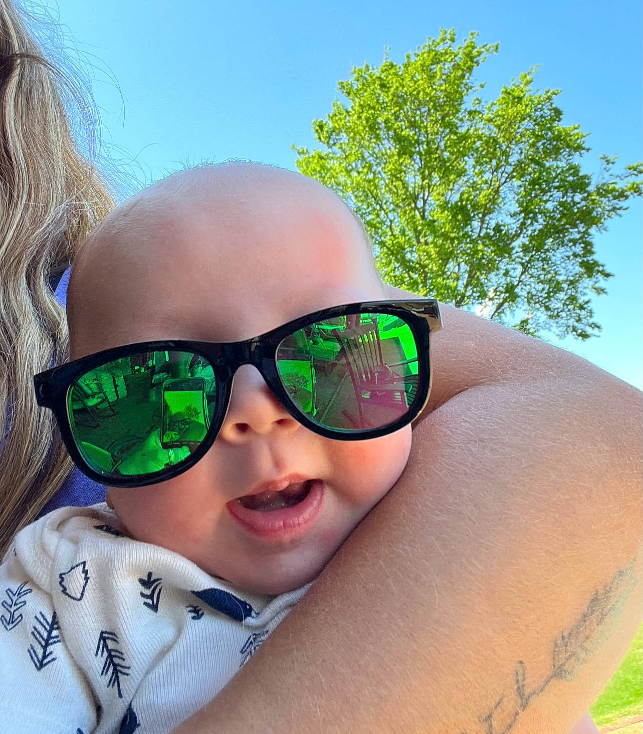 Ethan joined the competition — help win amazing prizes! chin, cool, eye_glass_accessory, eyebrow, eyewear, glasses, goggles, grass, green, hand, happy, leisure, lip, neck, people_in_nature, person, skin, sky, sunglasses, sunlight