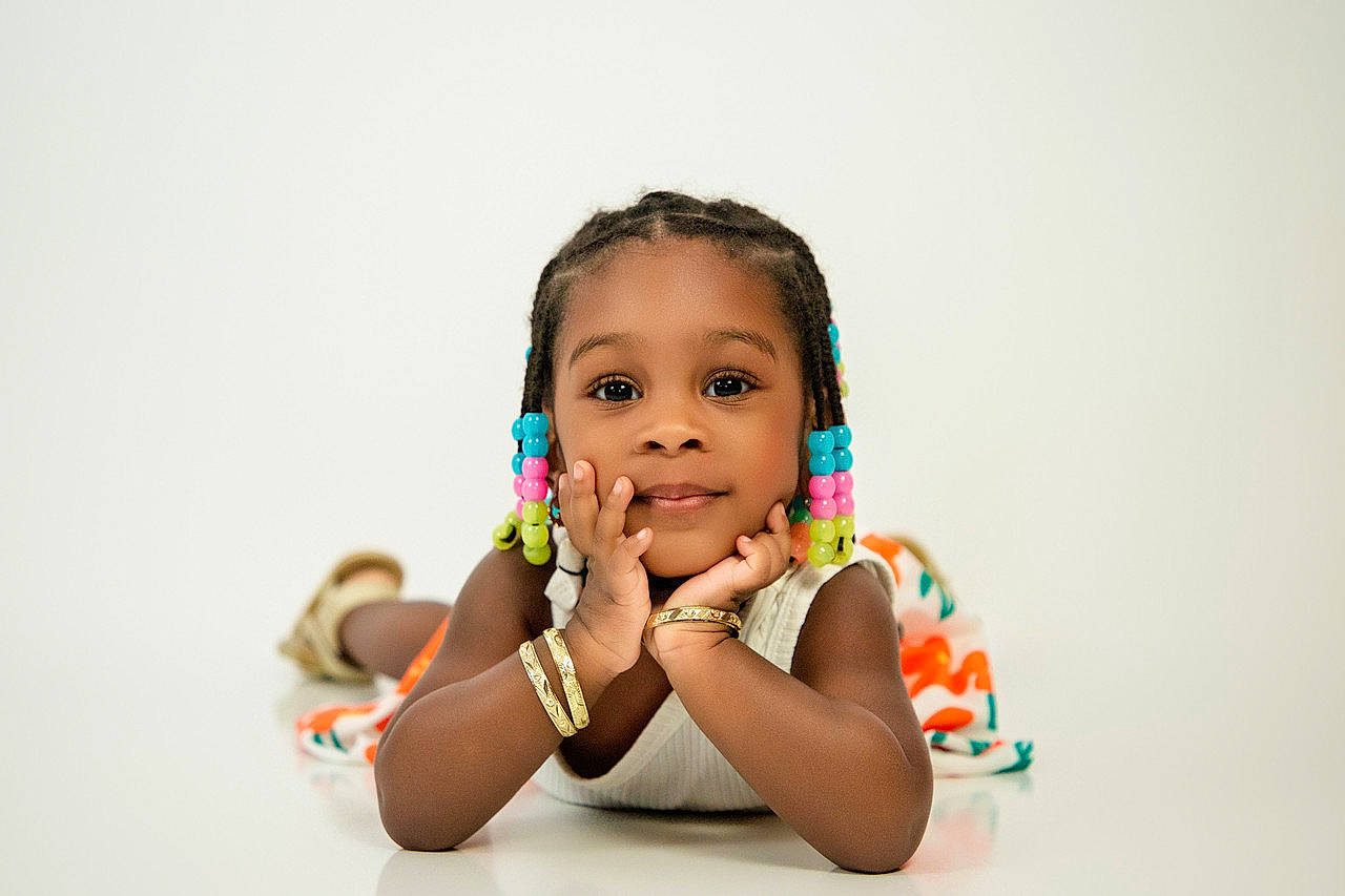 Lauryn joined the competition — help win amazing prizes! arm, audio_equipment, baby_toddler_clothing, black_hair, bracelet, cheek, elbow, eyelash, fashion_accessory, finger, flash_photography, gesture, happy, jewellery, joy, nail, neck, person, sleeve, smile