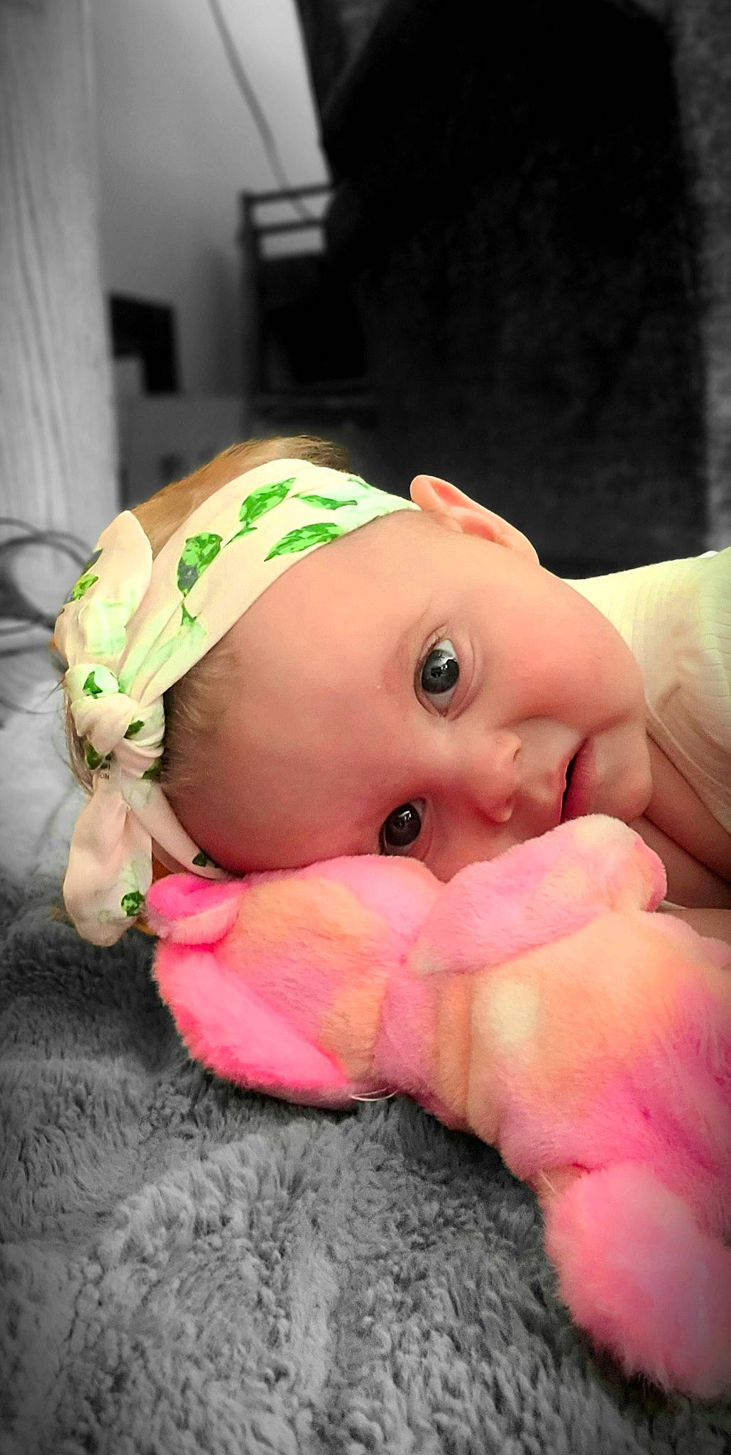 Amariah joined the competition — help win amazing prizes! baby, baby_toddler_clothing, beanie, cap, cheek, child, fashion_accessory, fun, fur, grass, happy, hat, headgear, lip, mouth, nail, nose, person, pink, thumb