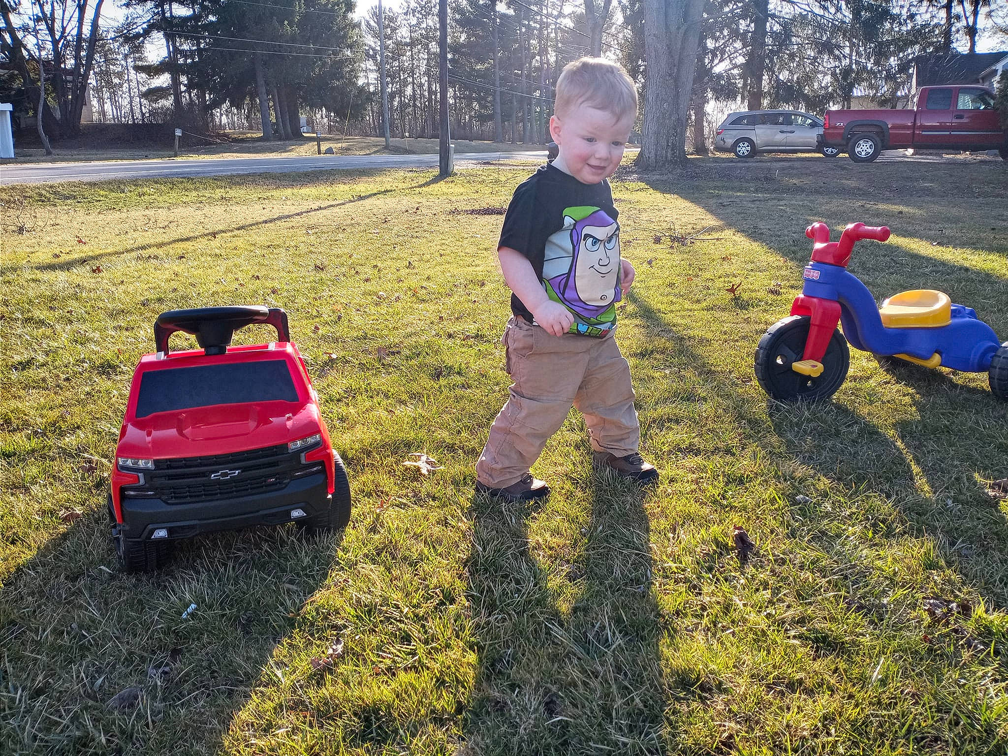 Keanu joined the competition — help win amazing prizes! asphalt, automotive_design, automotive_exterior, automotive_lighting, car, grass, lawn, motor_vehicle, people_in_nature, person, personal_luxury_car, plant, recreation, rolling, tints_and_shades, tire, toddler, tree, vehicle, vehicle_door