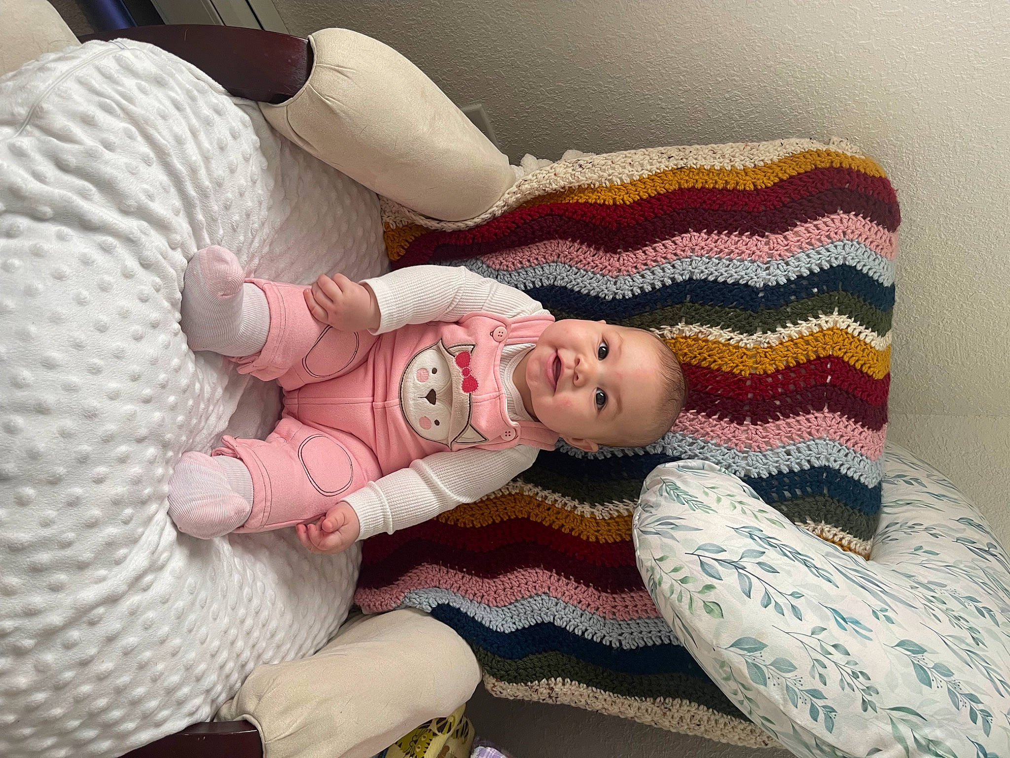 Avaya joined the competition — help win amazing prizes! baby, baby_products, baby_sleeping, baby_toddler_clothing, bedding, child, comfort, foot, fur, human_leg, linens, pattern, person, room, sitting, skin, sleeve, thigh, toddler, toy