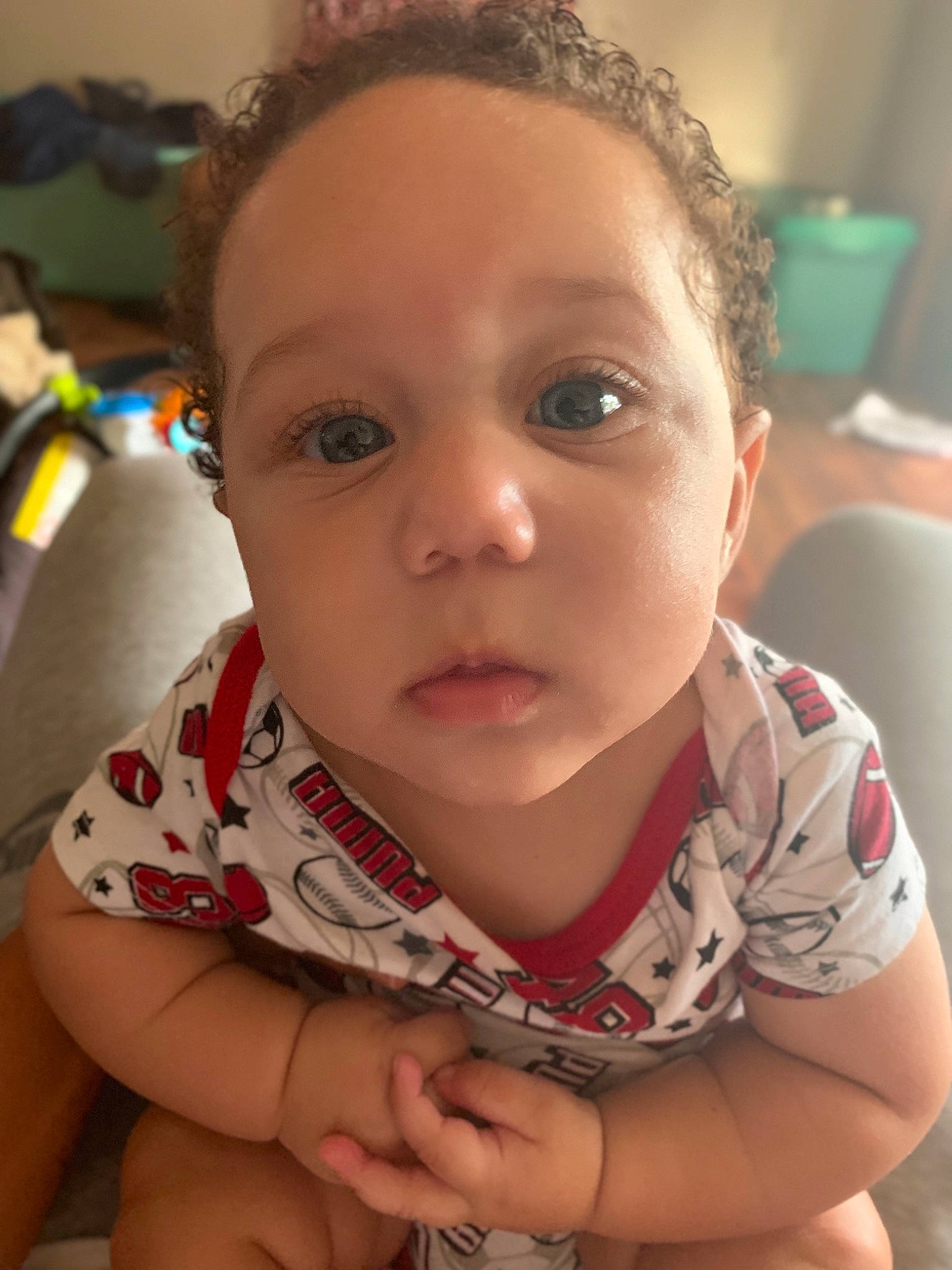 Brendan is registered to the contest to win money with this photo: baby, cheek, child, chin, ear, eye, eyebrow, face, forehead, fun, head, lip, mouth, neck, nose, person, skin, smile, toddler