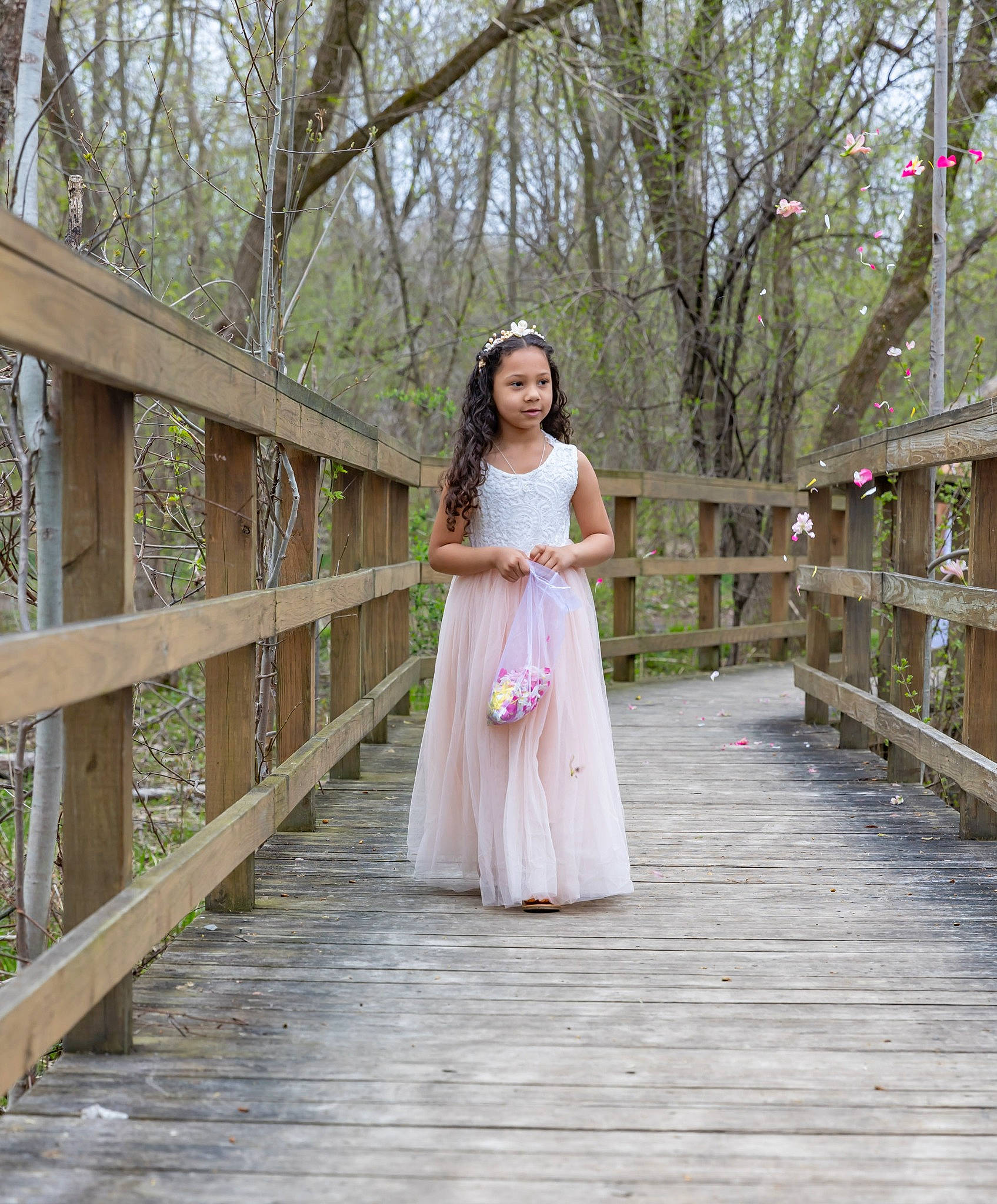 Leia is registered to the contest to win money with this photo: beauty, bridal_accessory, bridal_clothing, bridal_party_dress, bride, dress, event, forest, formal_wear, fun, gown, grass, happy, joy, leisure, people_in_nature, person, plant, smile, tree