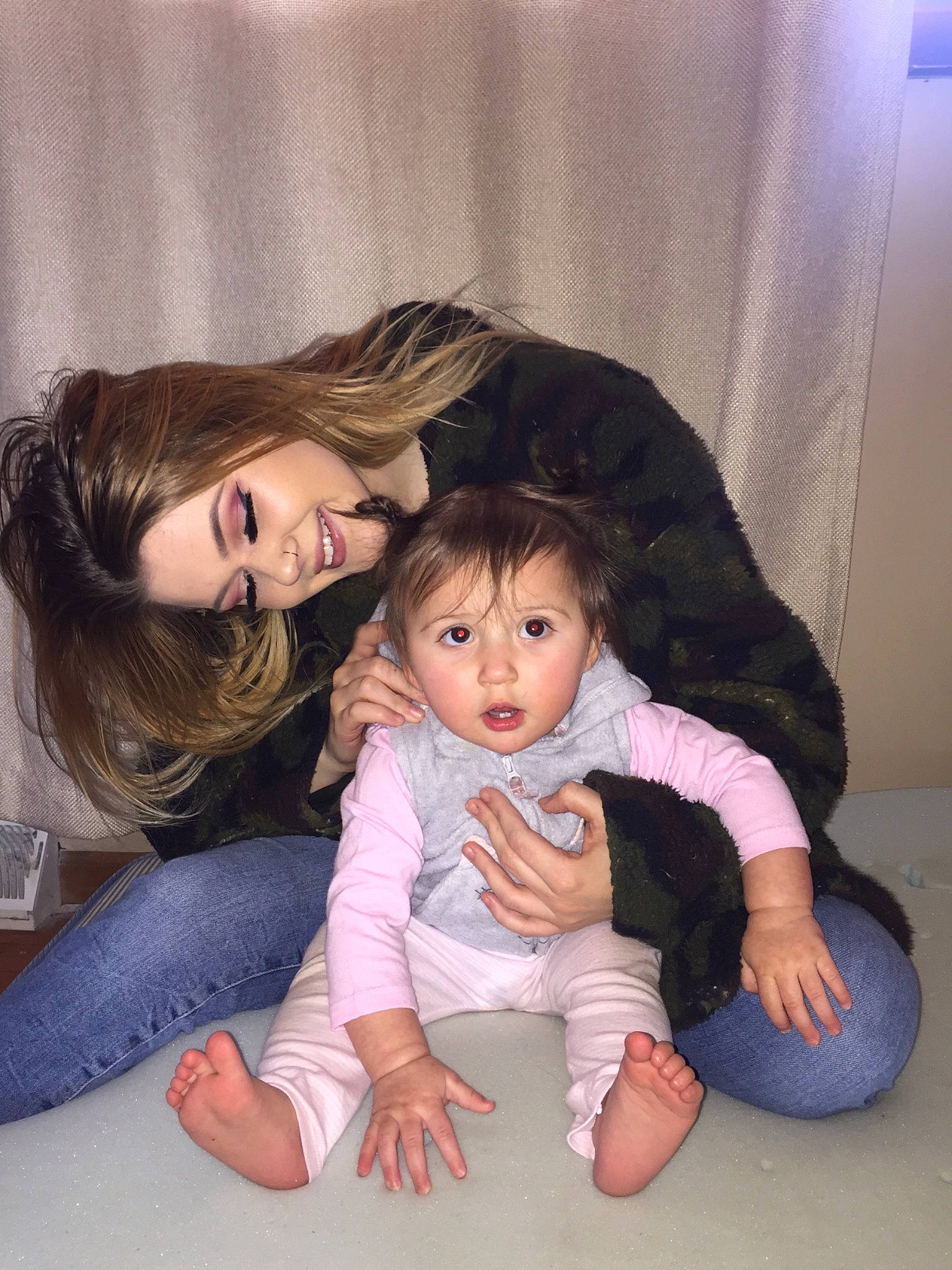 Emberly Willow Rose joined the competition — help win amazing prizes! child, daughter, fun, person, sibling, sitting, surprise, toddler