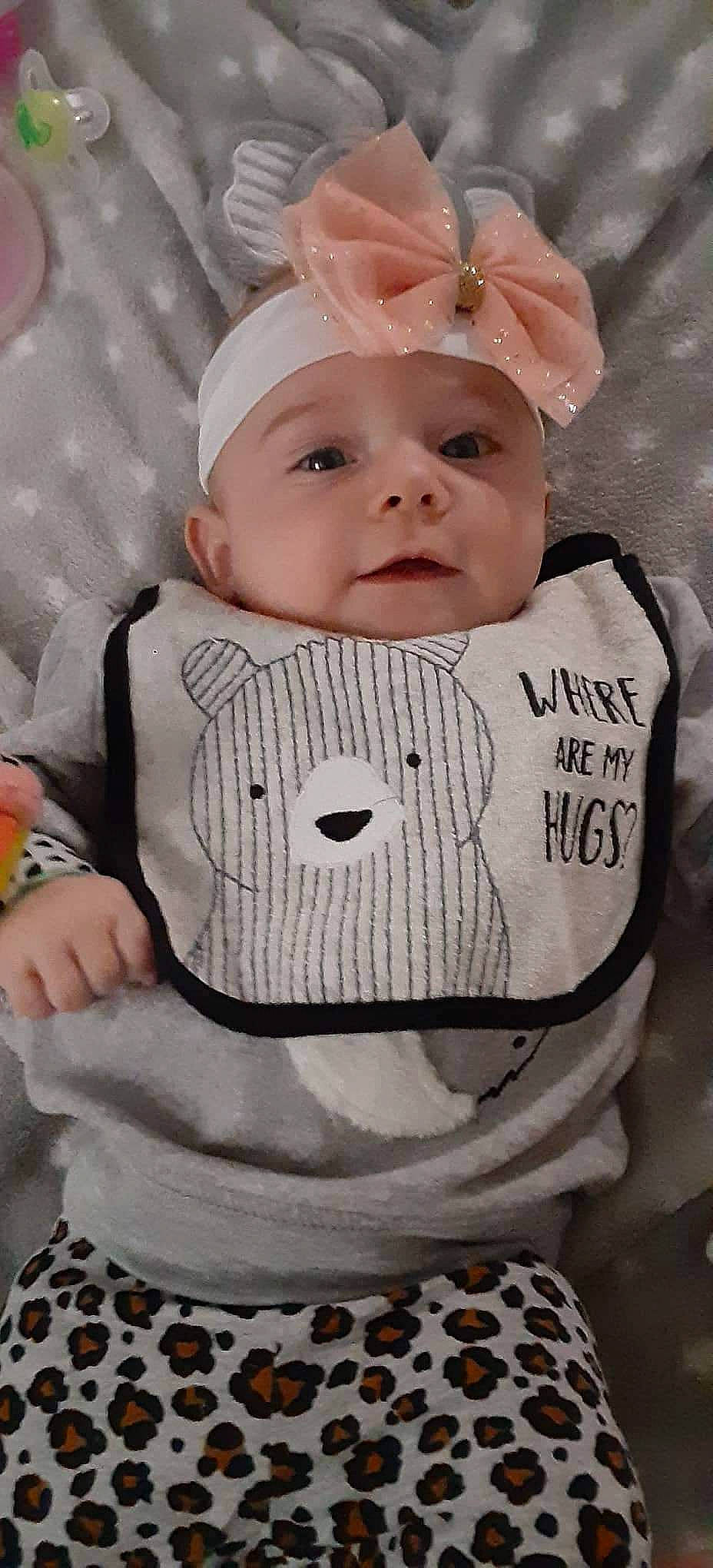 Lea joined the competition — help win amazing prizes! baby, baby_products, baby_toddler_clothing, cheek, child, cool, costume_accessory, ear, eye, hair_accessory, headpiece, headwear, lip, mouth, pattern, person, product, skin, sleeve, textile