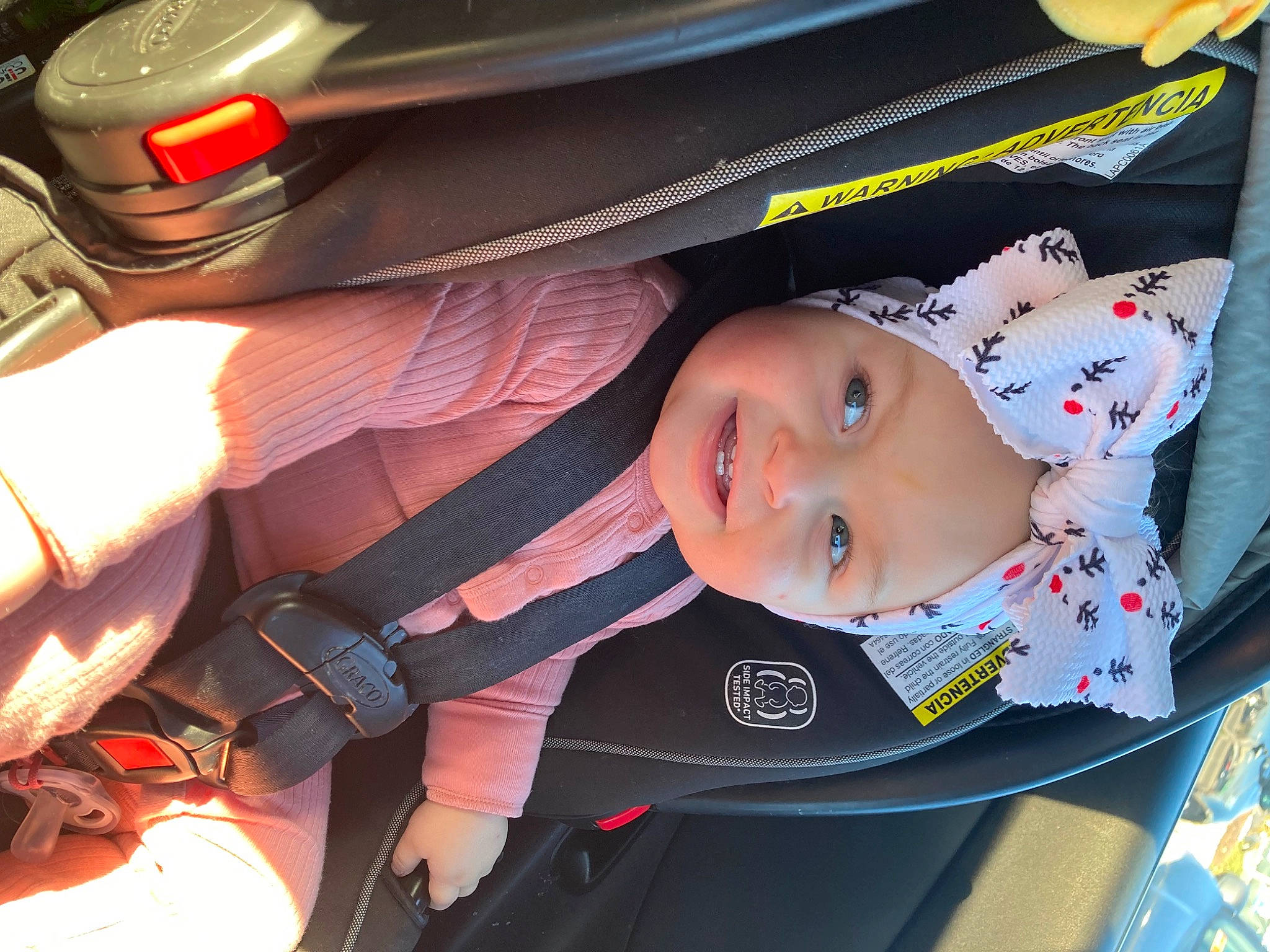 Laveyah joined the competition — help win amazing prizes! auto_part, automotive_design, automotive_exterior, automotive_lighting, baby, baby_carriage, baby_products, baby_toddler_clothing, car_seat, child, family_car, fun, headwear, hood, joy, luxury_vehicle, motor_vehicle, person, personal_luxury_car, smile