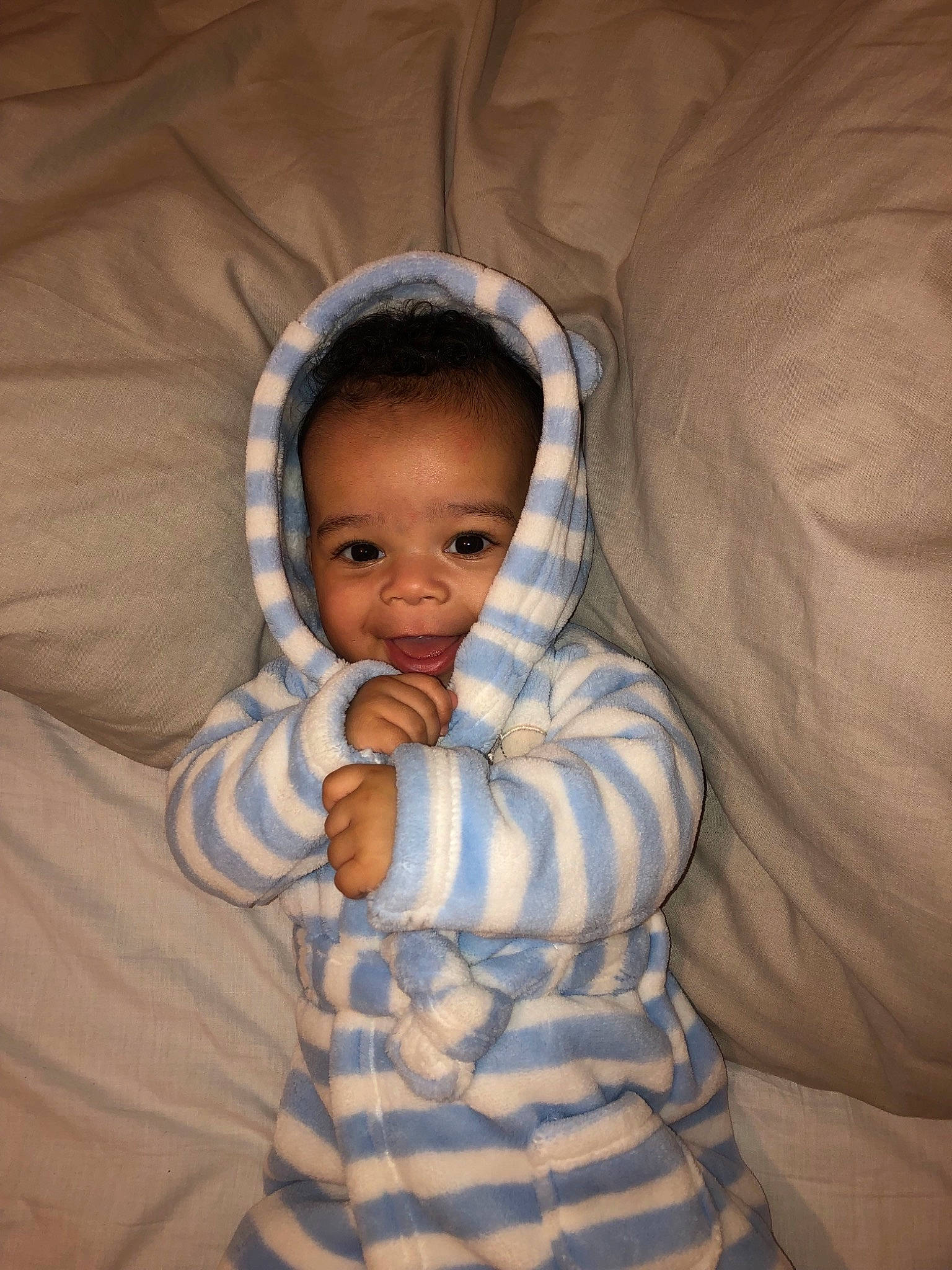 Hudson-george Mullings is registered to the contest to win money with this photo: baby, child, joy, person, skin, toddler