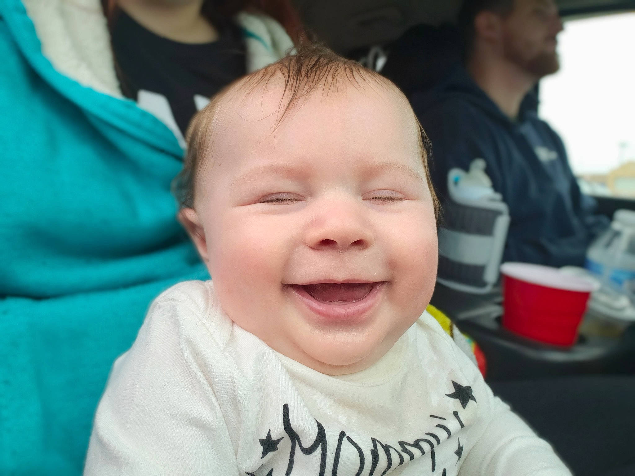 Emerson is registered to the contest to win money with this photo: baby, beauty, cheek, child, chin, cool, eye, eyebrow, face, facial_expression, forehead, happy, head, joy, laugh, lip, nose, people, person, skin