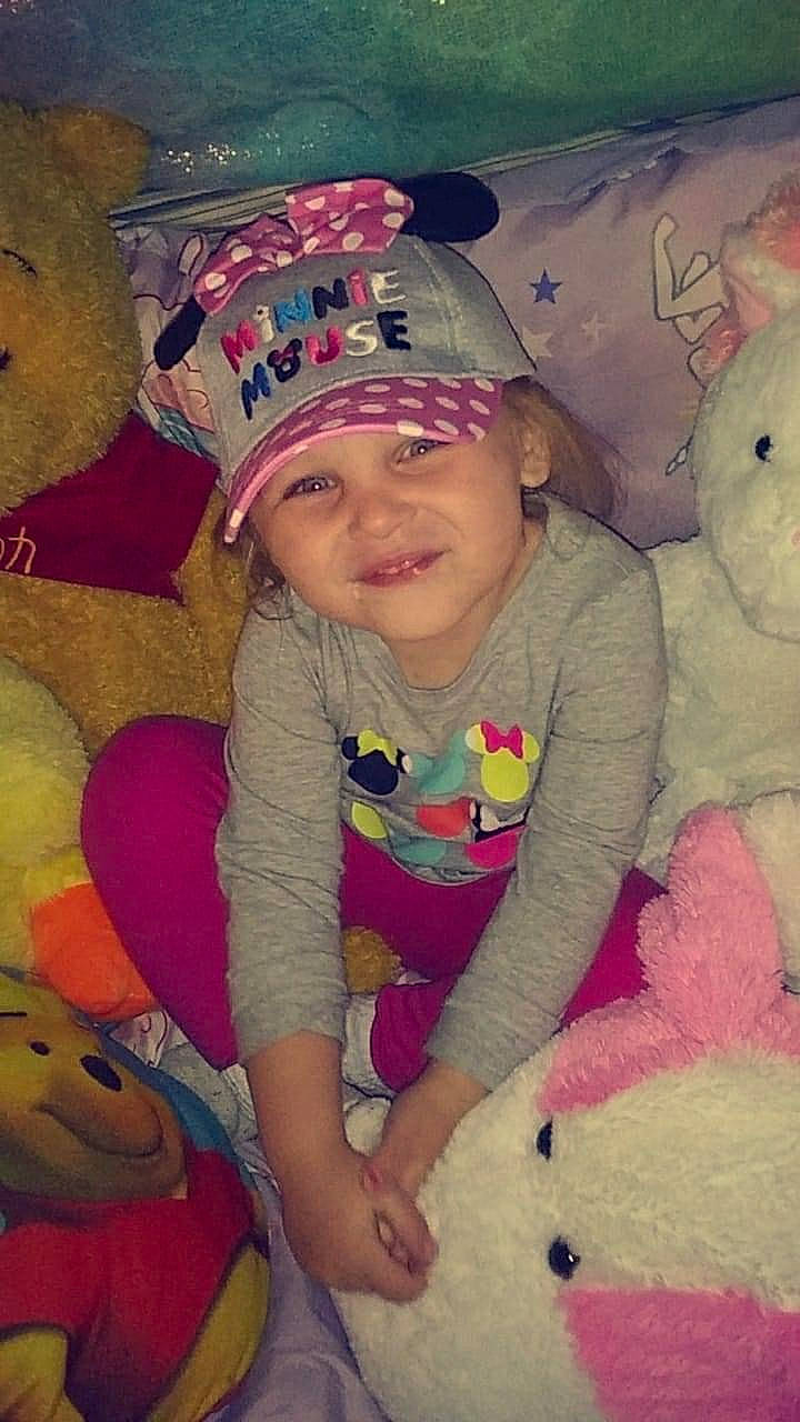 Lyanna joined the competition — help win amazing prizes! child, fun, headgear, headwear, joy, person, pink, smile, toddler