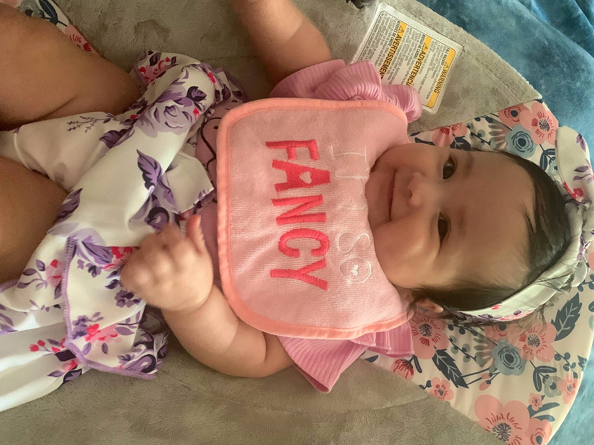 Leia joined the competition — help win amazing prizes! baby, baby_toddler_clothing, cheek, chest, child, eyelash, finger, happy, head, headgear, human_leg, lip, mouth, pattern, person, pink, skin, smile, thigh, toddler