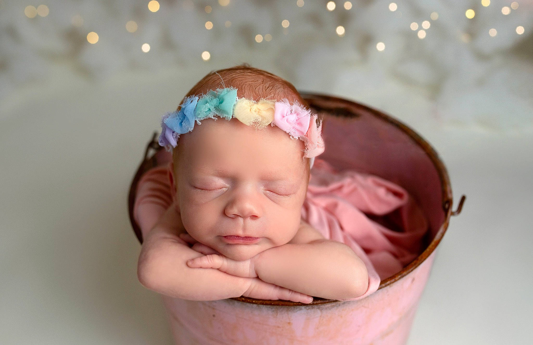 Cecelia joined the competition — help win amazing prizes! baby, baby_toddler_clothing, bathing, cheek, comfort, ear, eye, eyebrow, eyelash, finger, headband, headpiece, iris, jewellery, linens, nail, person, pink, skin, sweetness