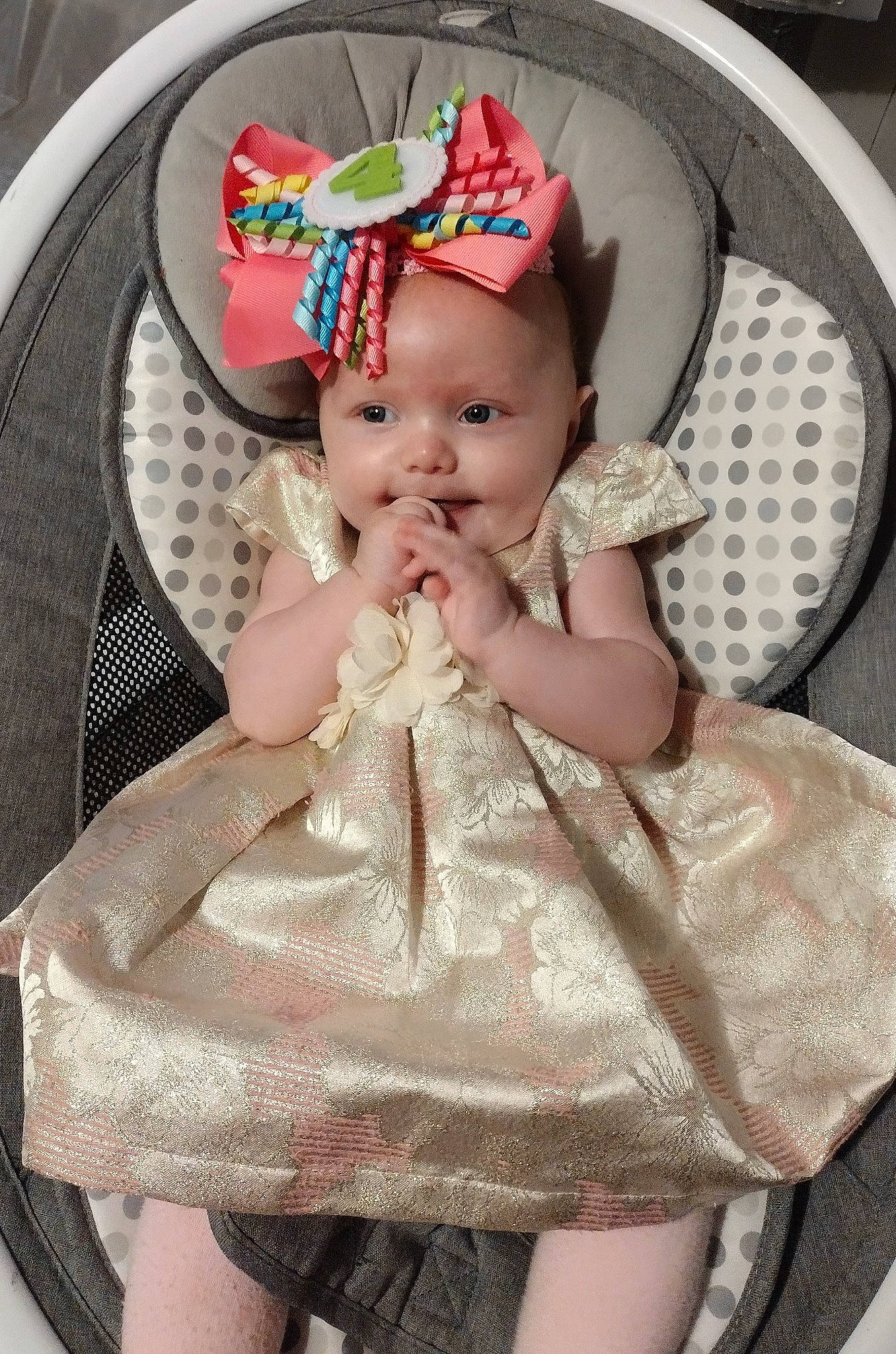 Millie is registered to the contest to win money with this photo: baby, baby_products, baby_toddler_clothing, cap, cheek, child, costume_hat, fashion_accessory, fedora, hair_accessory, hat, headgear, pattern, person, pink, product, skin, smile, sun_hat, toddler