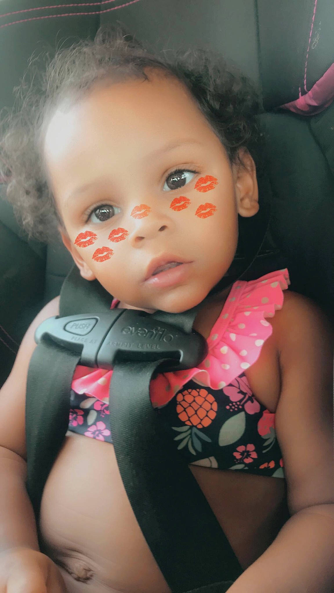 Iyanah joined the competition — help win amazing prizes! baby_toddler_clothing, black_hair, chest, child, eyelash, fashion_design, flash_photography, fun, hair, head, human_body, iris, joint, lip, mouth, neck, person, pink, skin, toddler