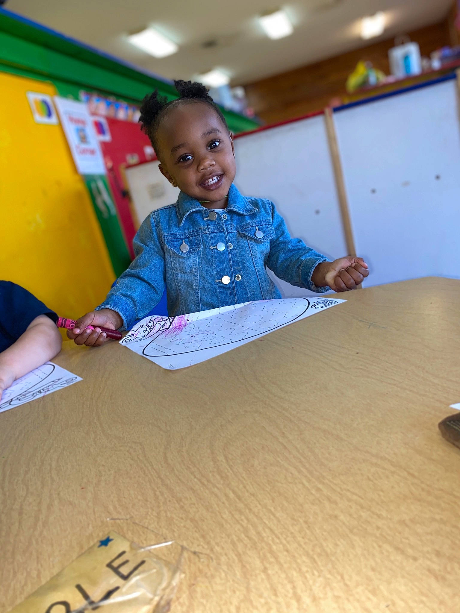 Milan joined the competition — help win amazing prizes! child, education, flooring, fun, happy, job, joy, kindergarten, learning, leisure, office_supplies, person, play, recreation, room, sitting, smile, t_shirt, table, toddler